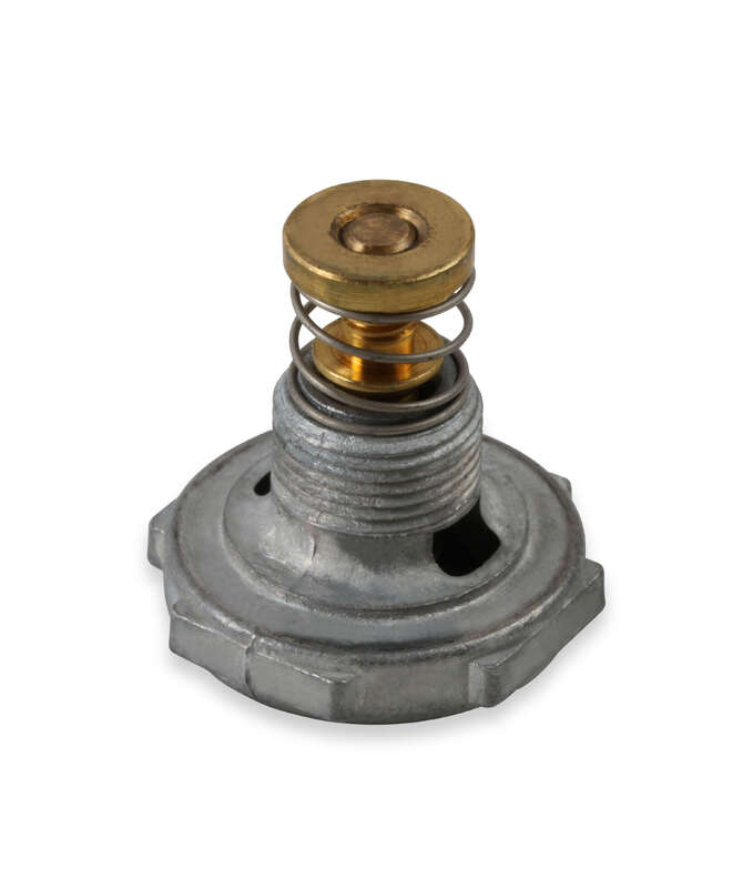 Holley Power Valve, Standard Flow, Single Stage, 4.5 in. Hg with Gasket, Each