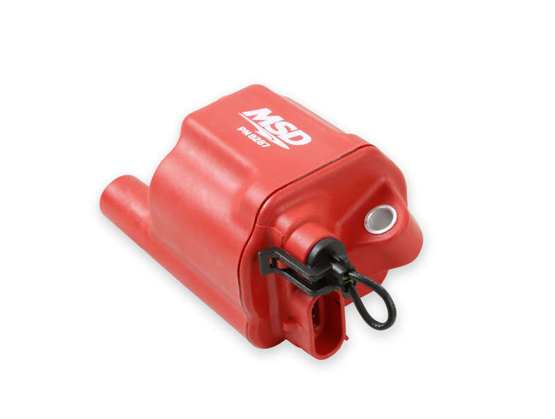 MSD Ignition Coil, Pro Power Series GM LS2/LS7 Engines, Red, Set of 8
