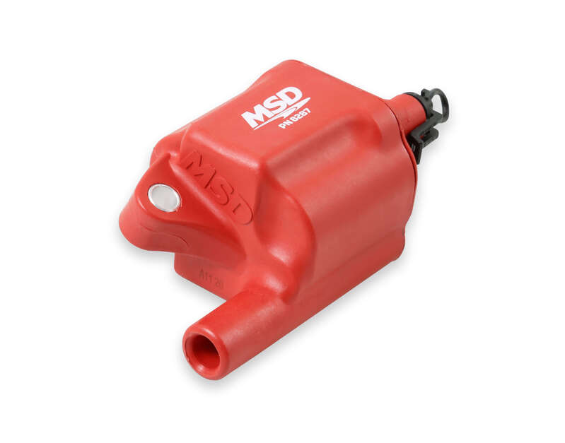 MSD Ignition Coil, Pro Power Series GM LS2/LS7 Engines, Red, Set of 8