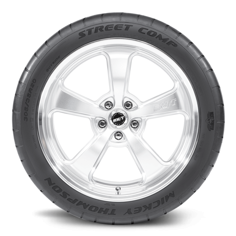 Mickey Thompson Tyre, Street Comp, P255/35R20, Radial, 97 Load Range, W Speed Rated, Blackwall, Each