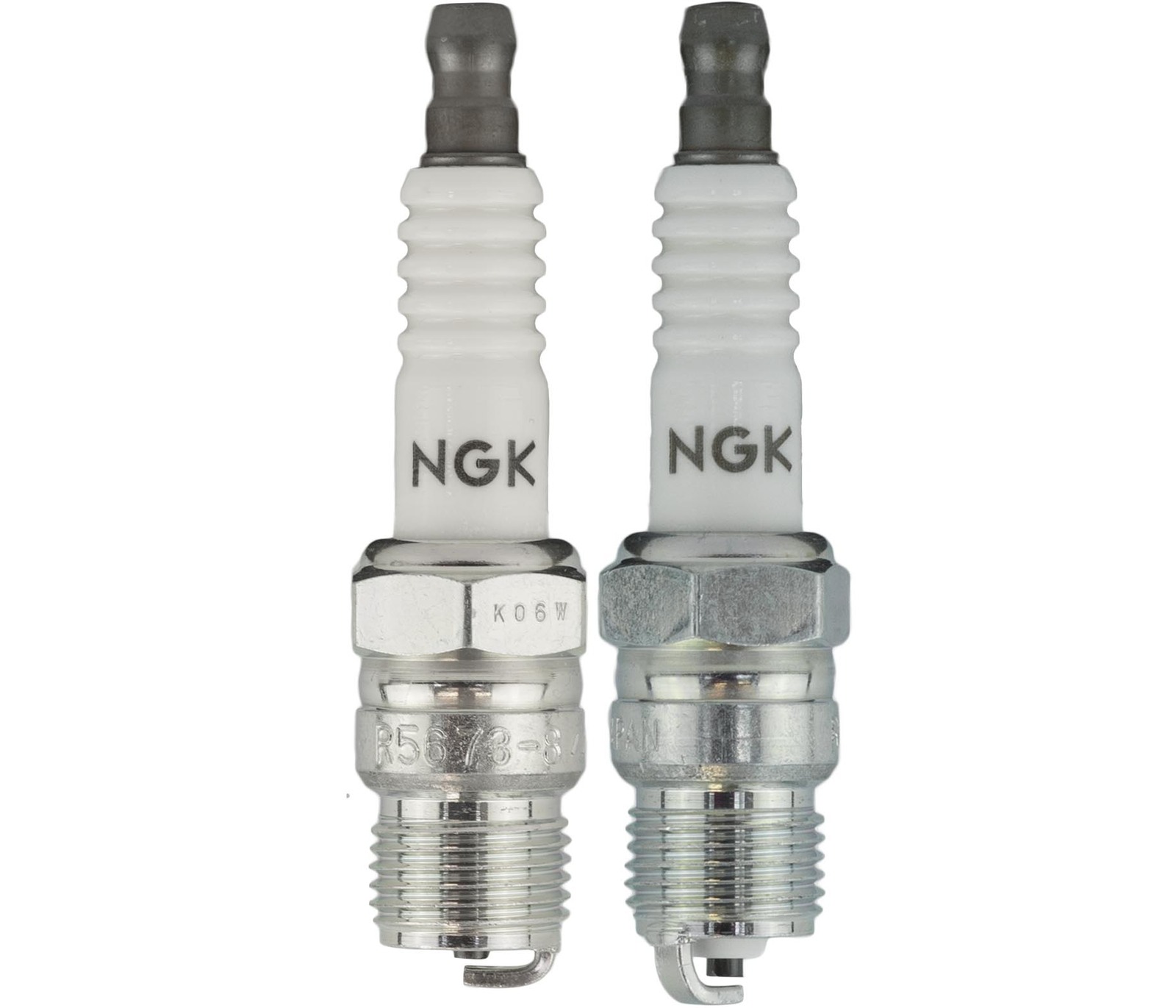 NGK R5673-9, Spark Plug, Racing, Tapered Seat, 14mm Thread, .460 in. Reach, Non-Resistor, Each
