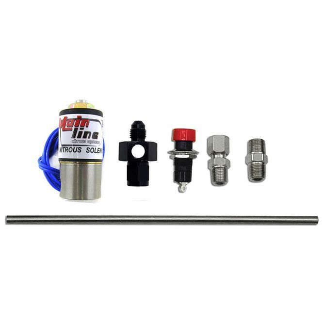 Nitrous Express Nitrous Purge Valve, 4AN Manifold, Push Button, And Vent Tube