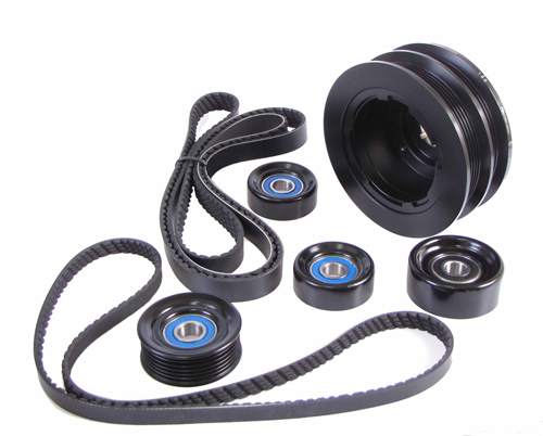PowerBond Power Pulley Kit, Harmonic Balancer Pulley Underdrive 25% , Holden Commodore VT-VZ GEN III LS1 5.7 & LS2 6.0L, Kit