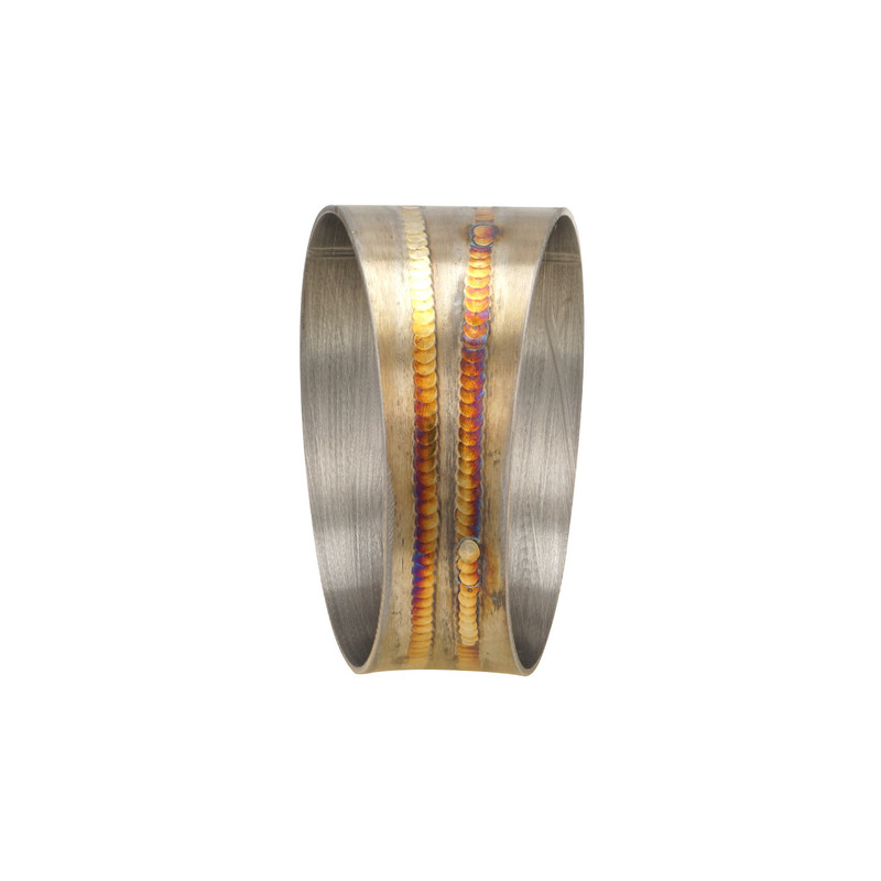Proflow Pie Cut Welded Round Tube 304 Stainless Steel, 3.0 in. 45 deg