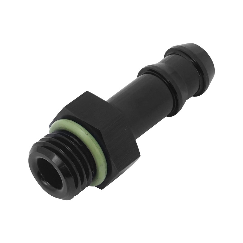 Proflow Water Neck, 90 Degree, Swivel, For Ford Barra 4.0L, EF-FG XR6, Billet Aluminium, Black Anodised