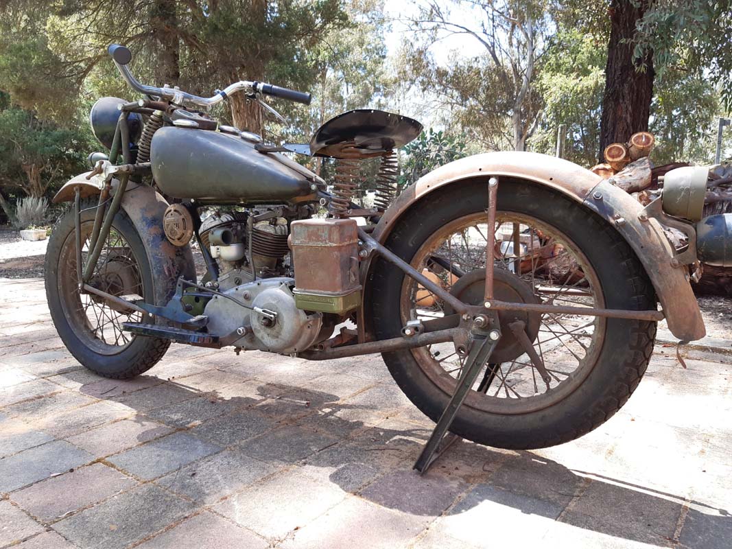 Indian 741 Scout Basket Case Project