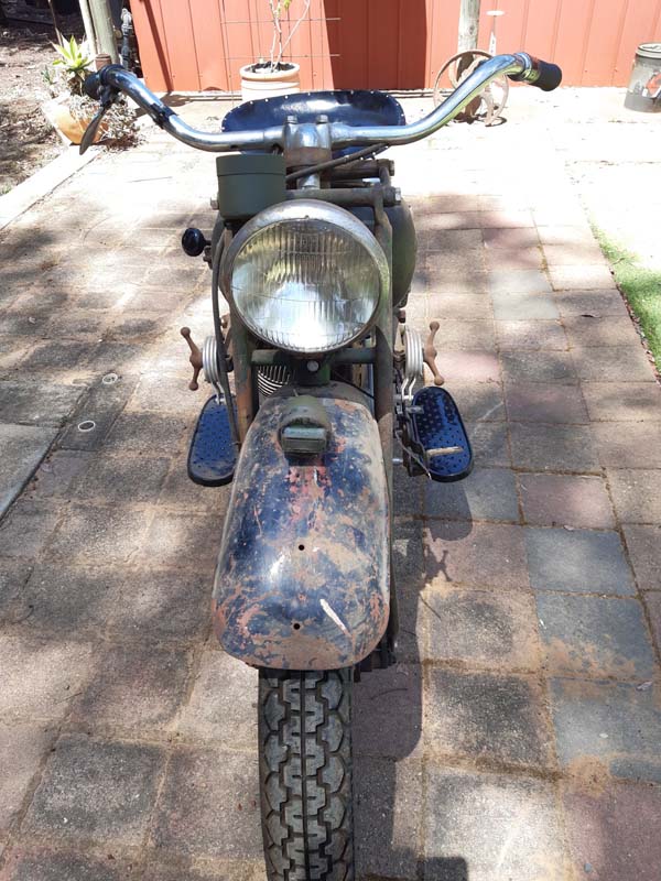 Indian 741 Scout Basket Case Project