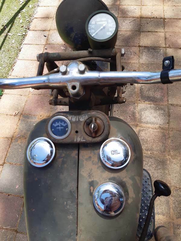 Indian 741 Scout Basket Case Project