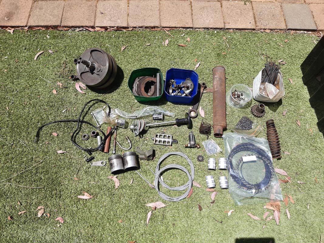 Indian 741 Scout Basket Case Project