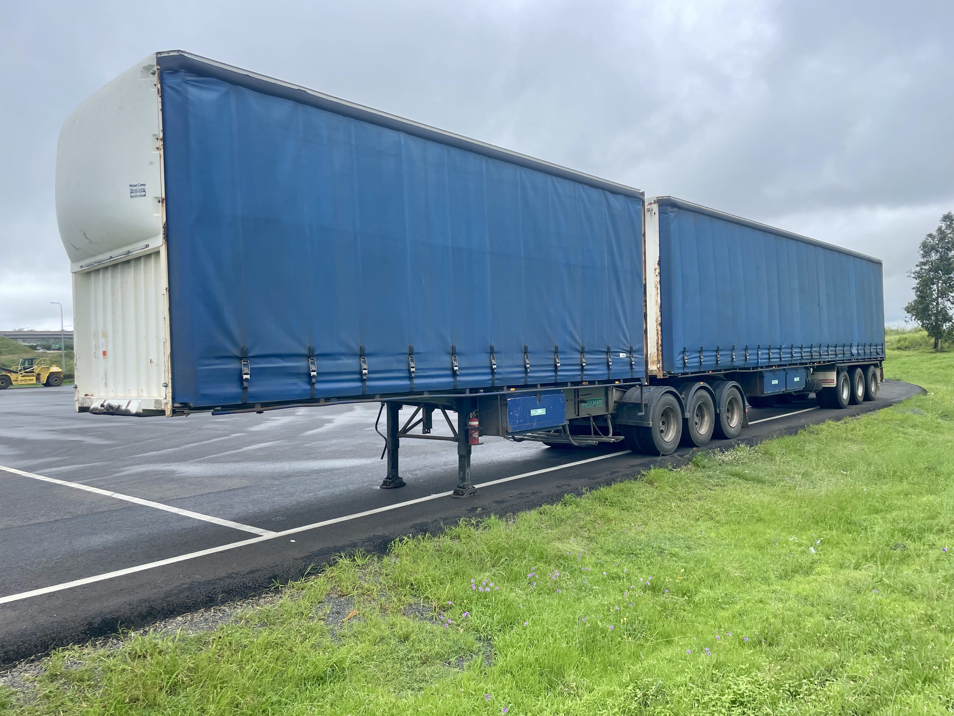 2008 Haulmark B Double Curtainsider Trailer