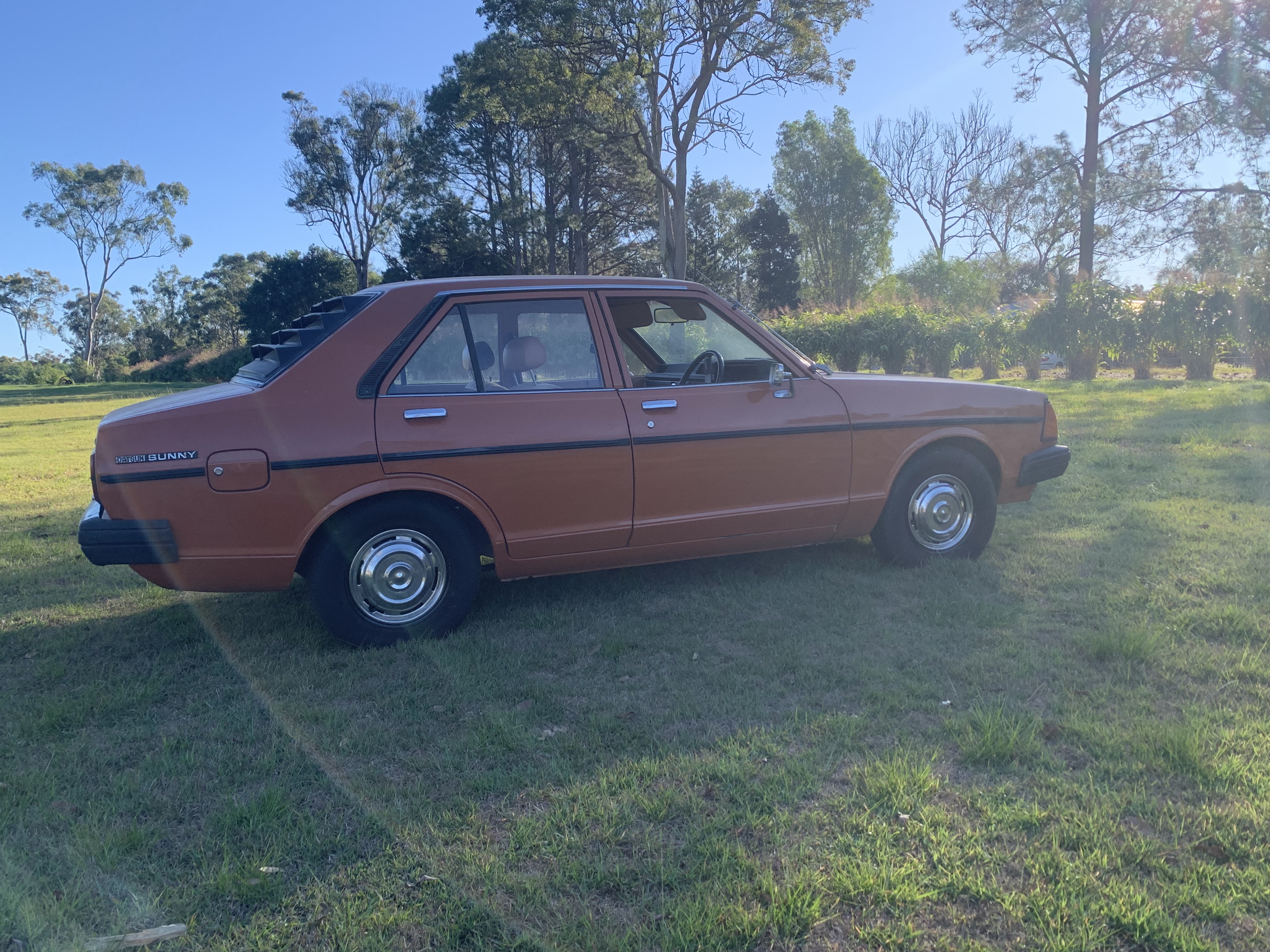 1980 DATSUN SUNNY GL 4 SP MANUAL 4D SEDAN