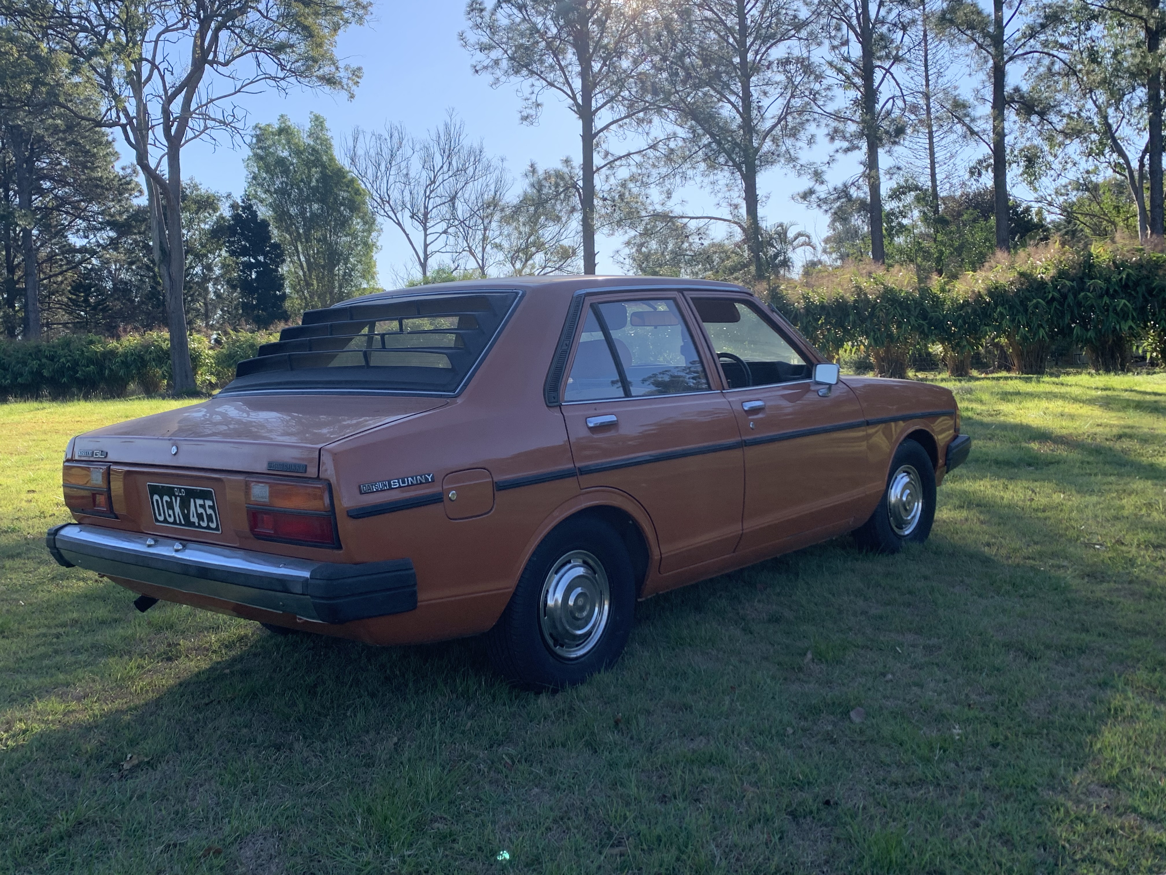 1980 DATSUN SUNNY GL 4 SP MANUAL 4D SEDAN