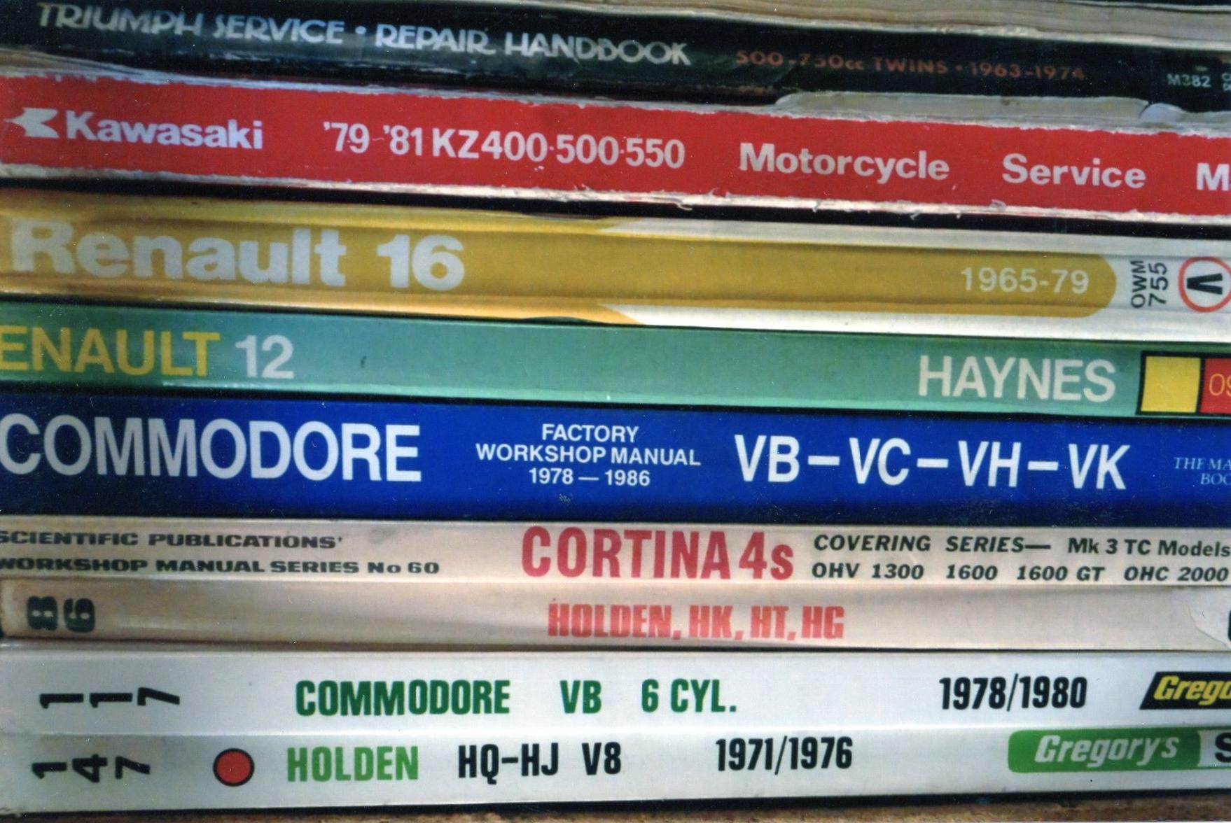 WORKSHOP MANUALS (9)