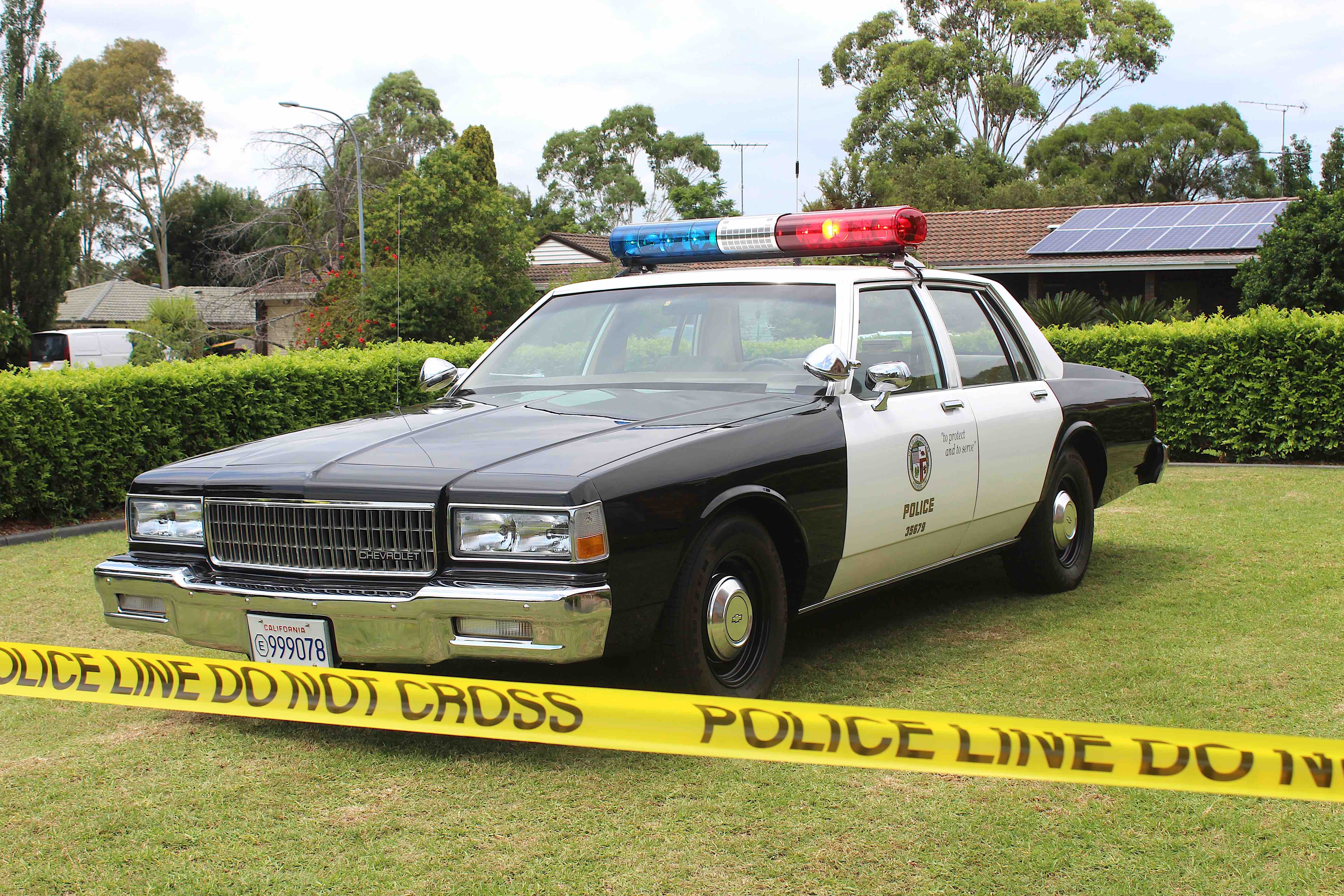 1988 CHEVROLET CAPRICE LAPD POLICE AUTO SEDAN