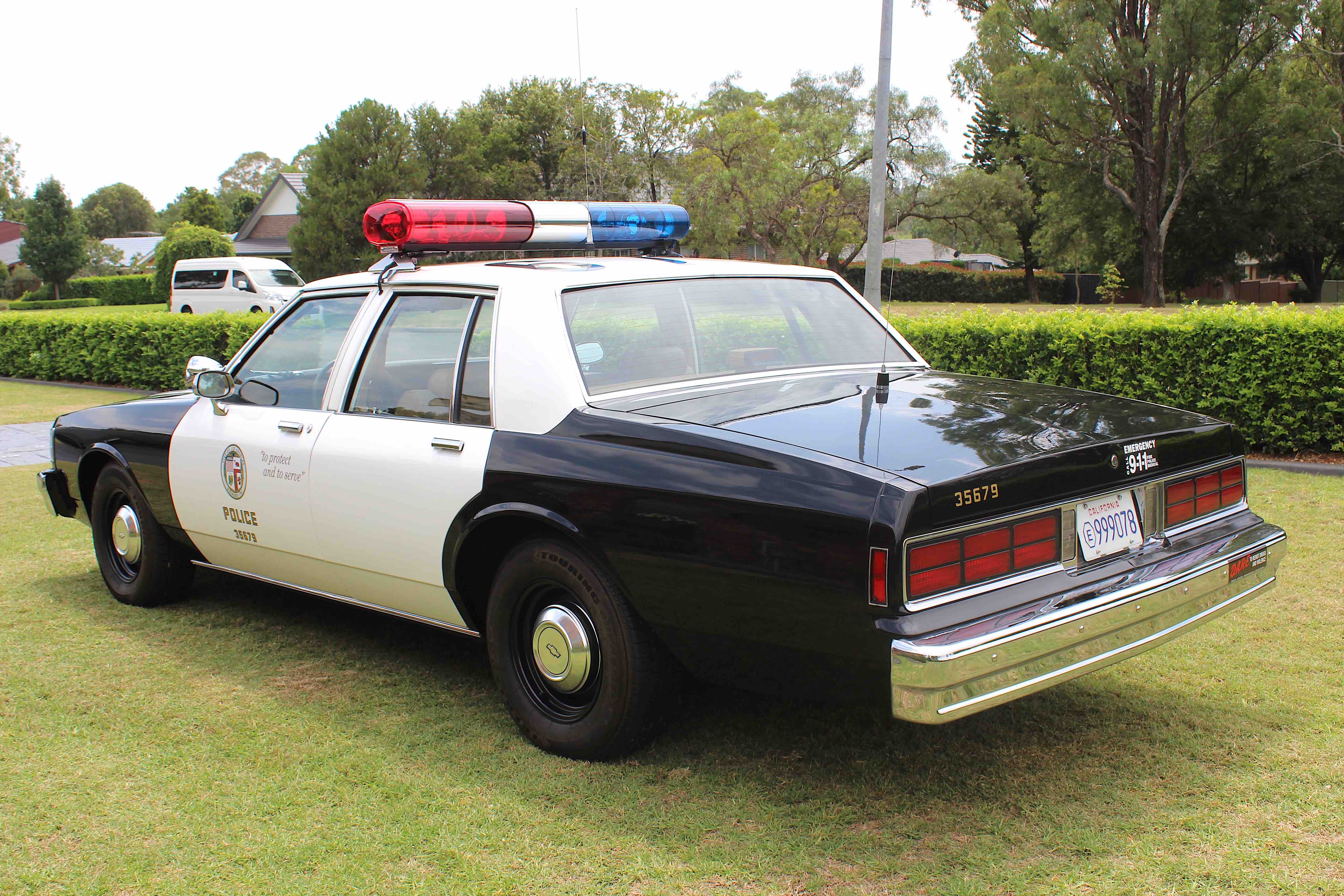 1988 CHEVROLET CAPRICE LAPD POLICE AUTO SEDAN