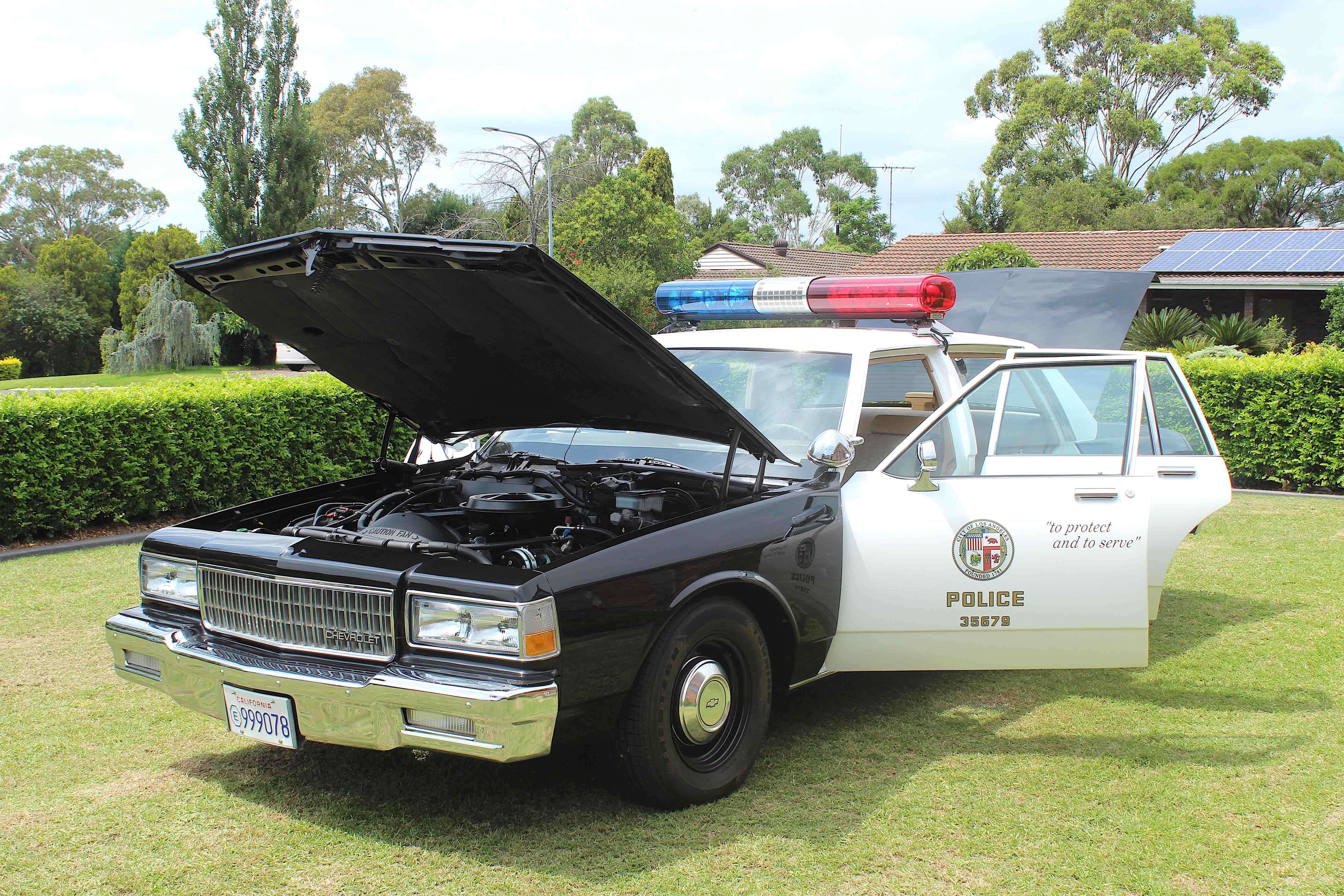 1988 CHEVROLET CAPRICE LAPD POLICE AUTO SEDAN