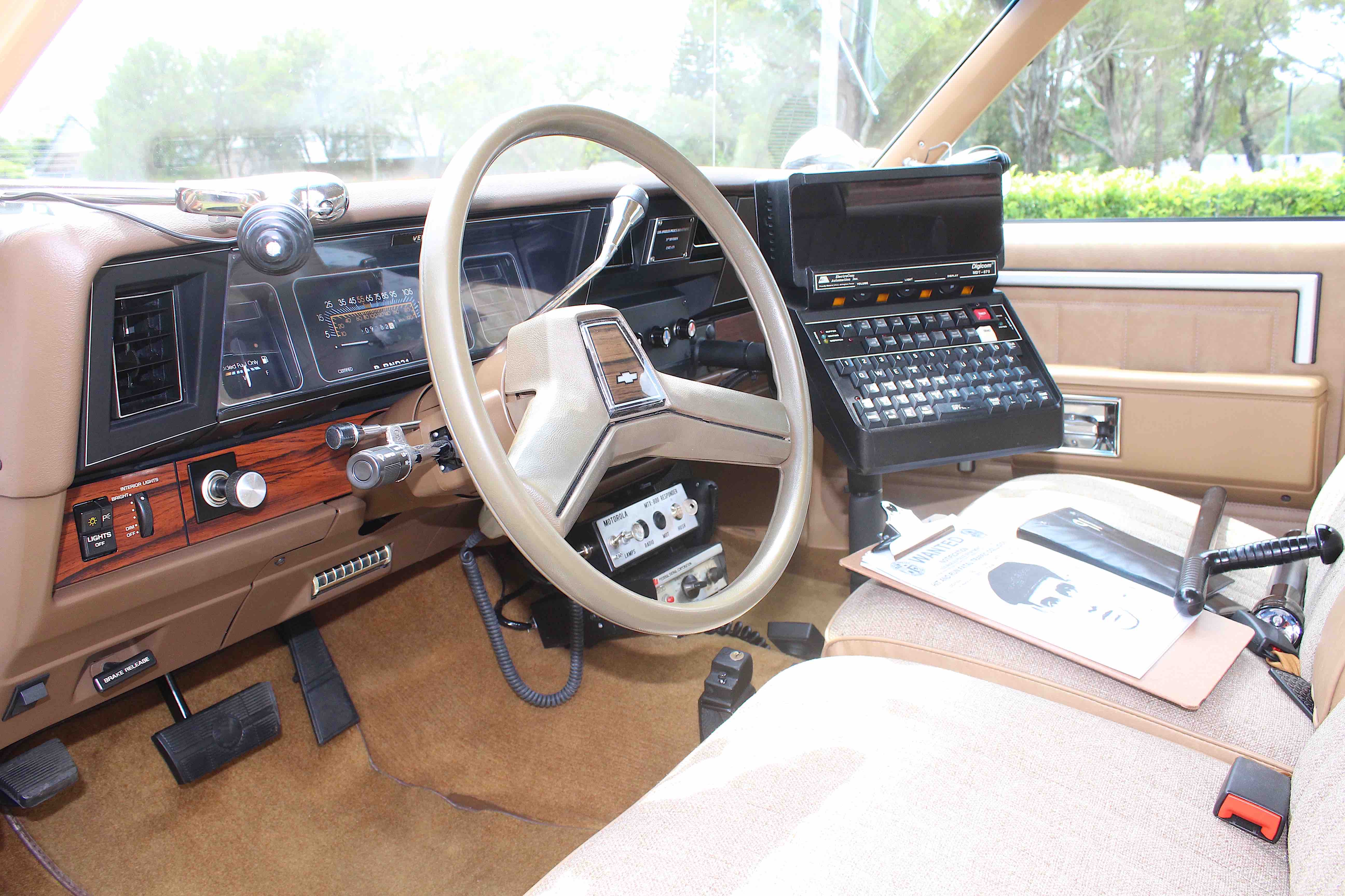 1988 CHEVROLET CAPRICE LAPD POLICE AUTO SEDAN