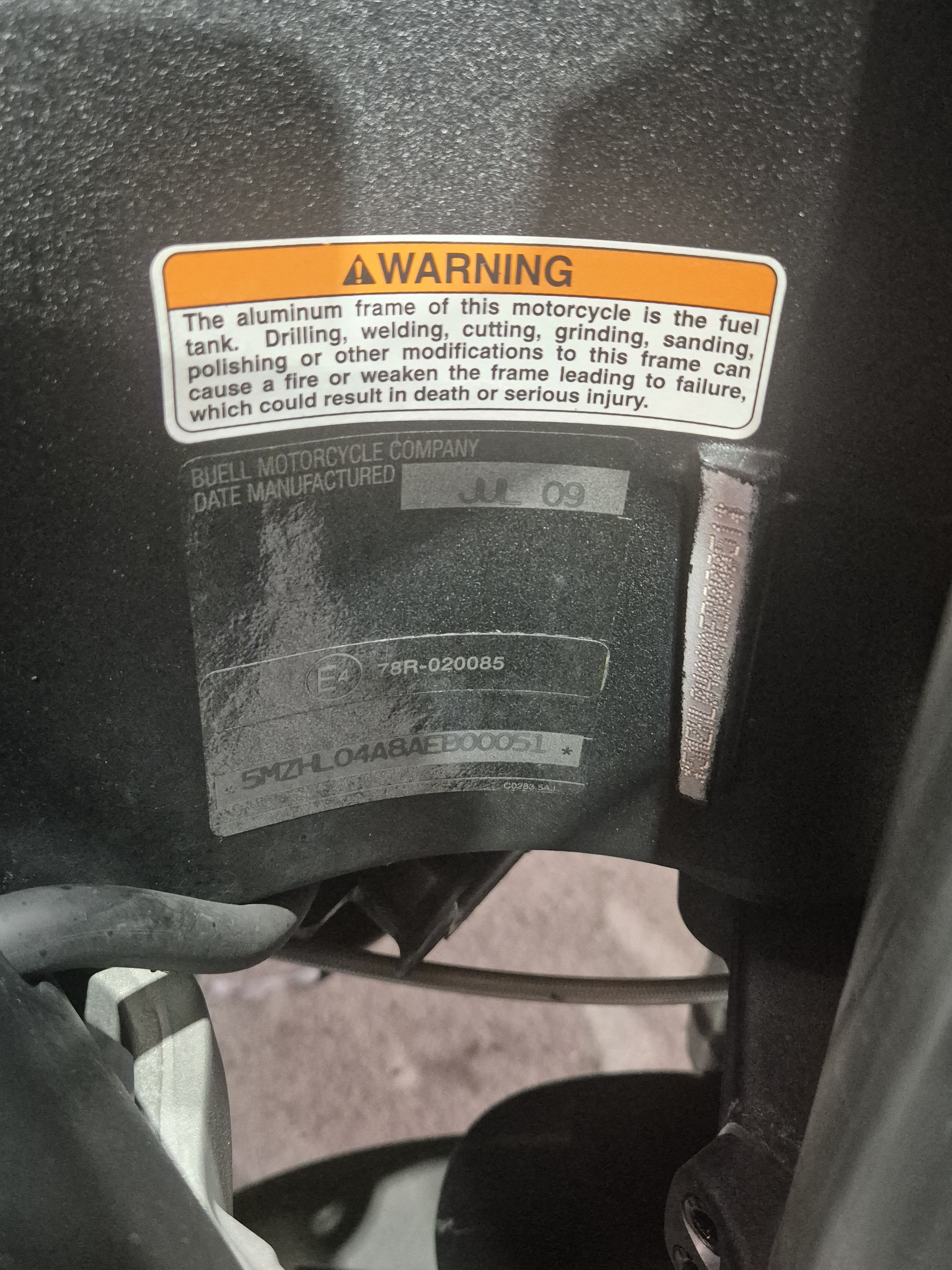 2010 BUELL 1125R SPORTS