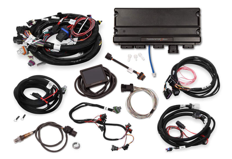 Holley EFI Engine Management Systems, Terminator X, MAX, For Chevrolet, LS1, LS6, 4L60/4L80 Transmission, Drive By Wire, .Each