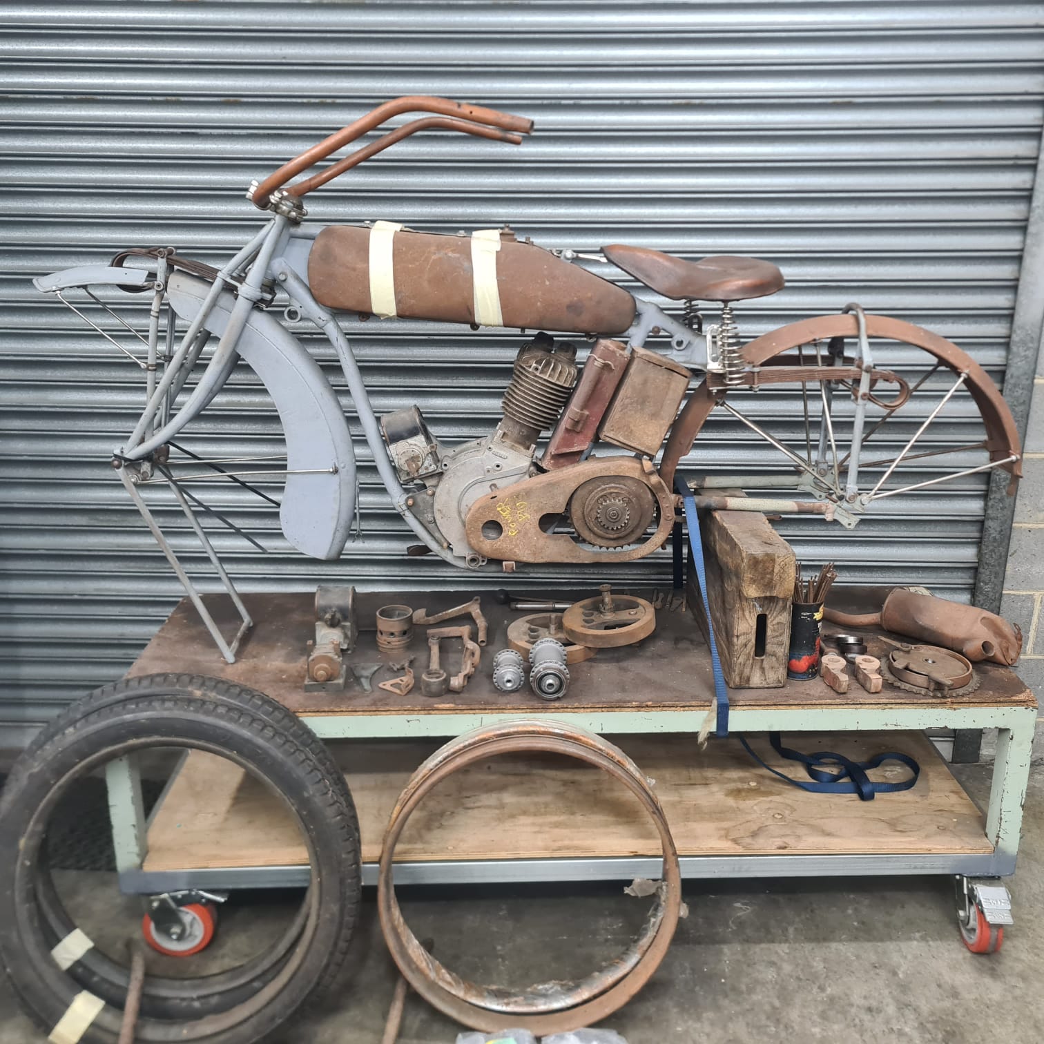 1918 Indian PowerPlus Single Road