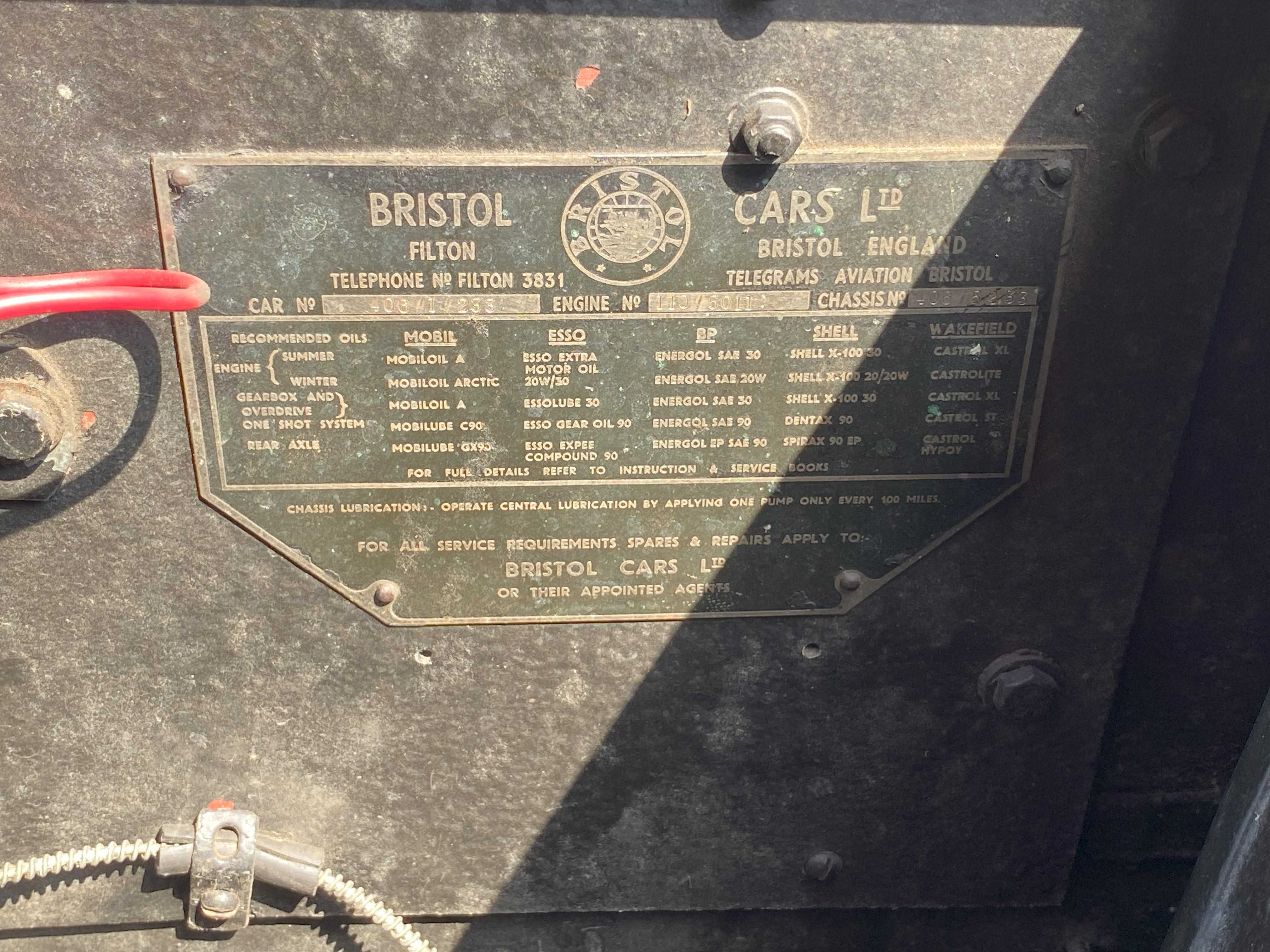 1959 BRISTOL 406 SEDAN