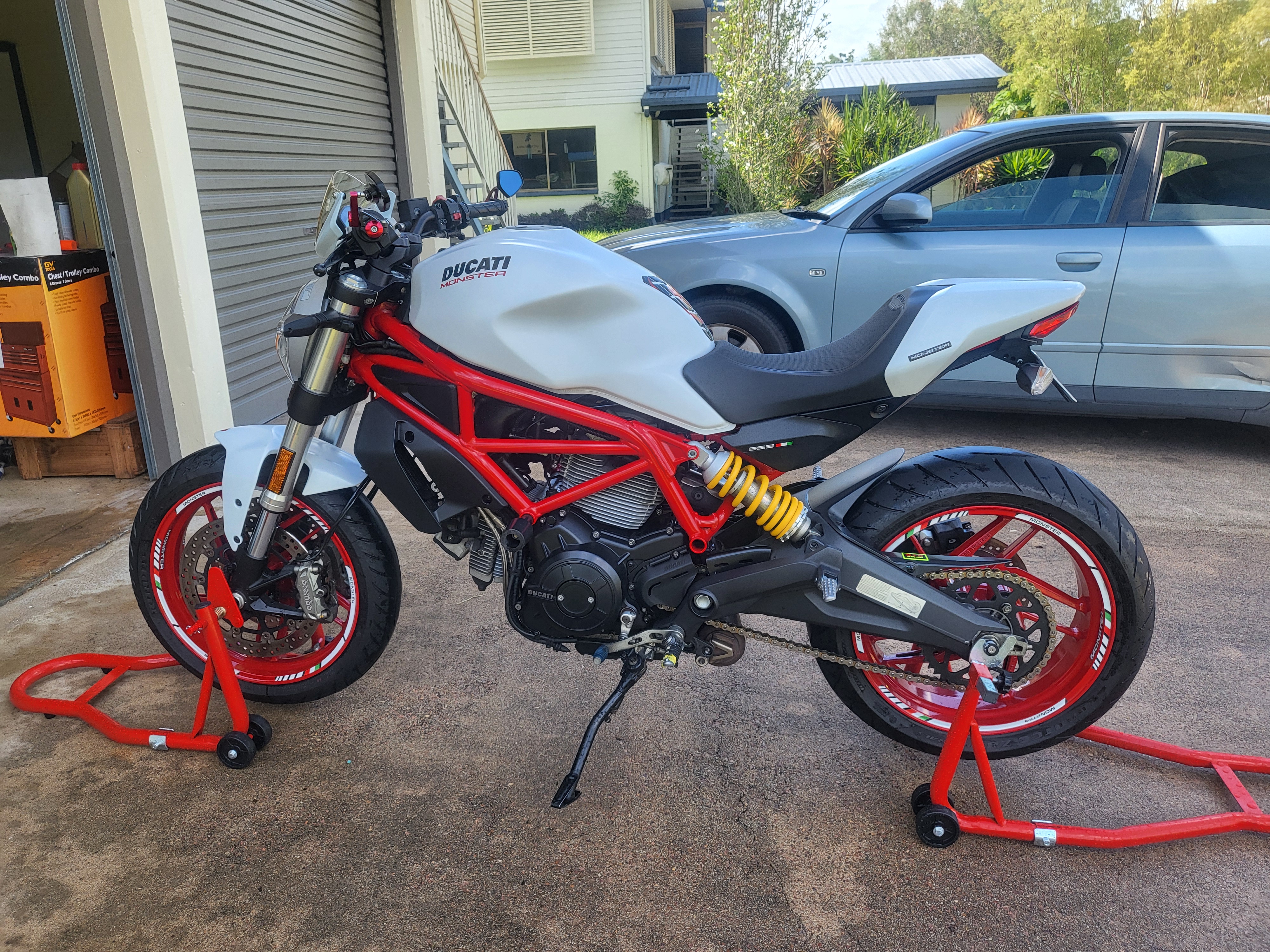 2020 DUCATI MONSTER 659 (WHITE) ROAD