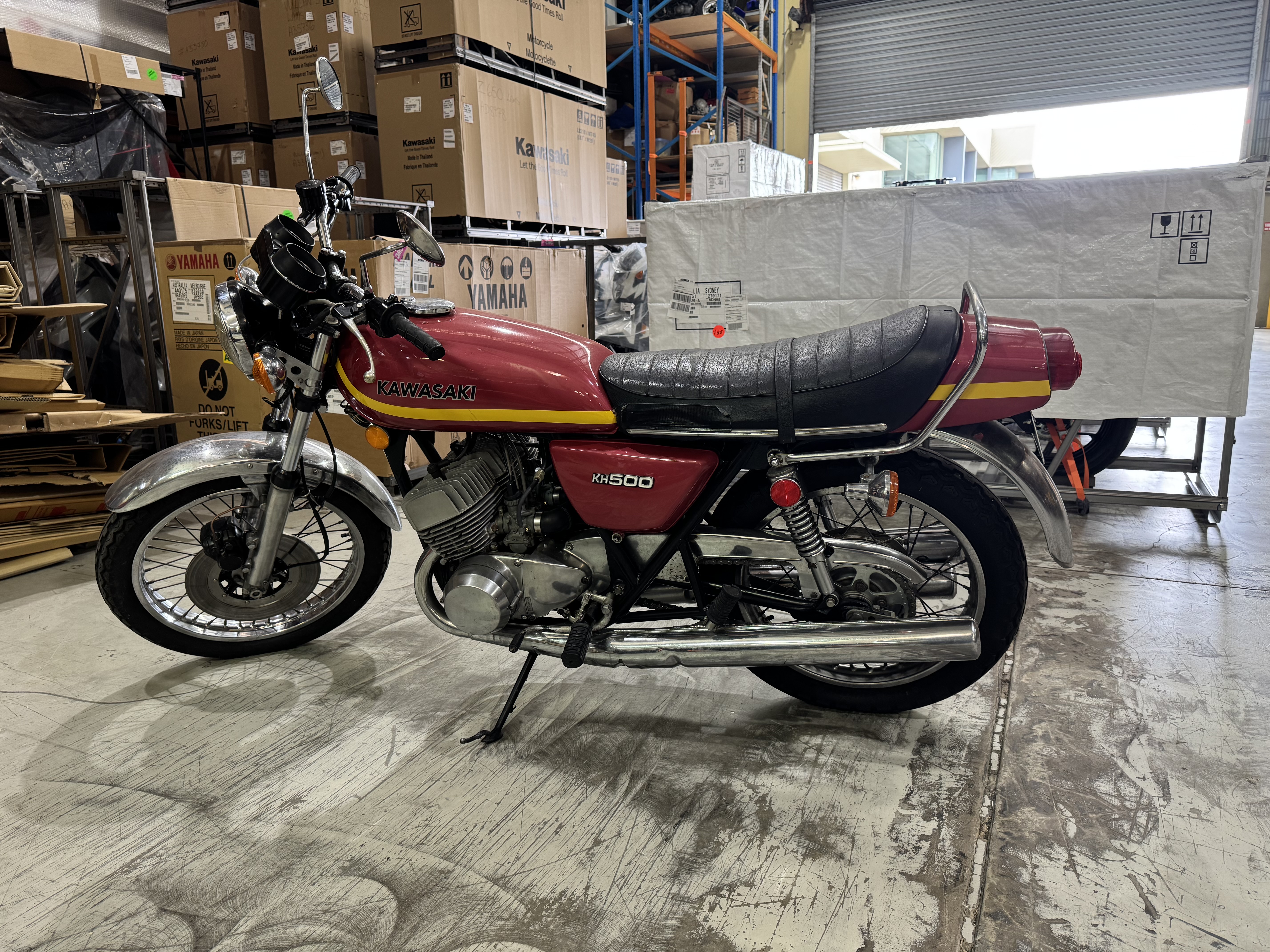 1976 KAWASAKI KH500 ROAD