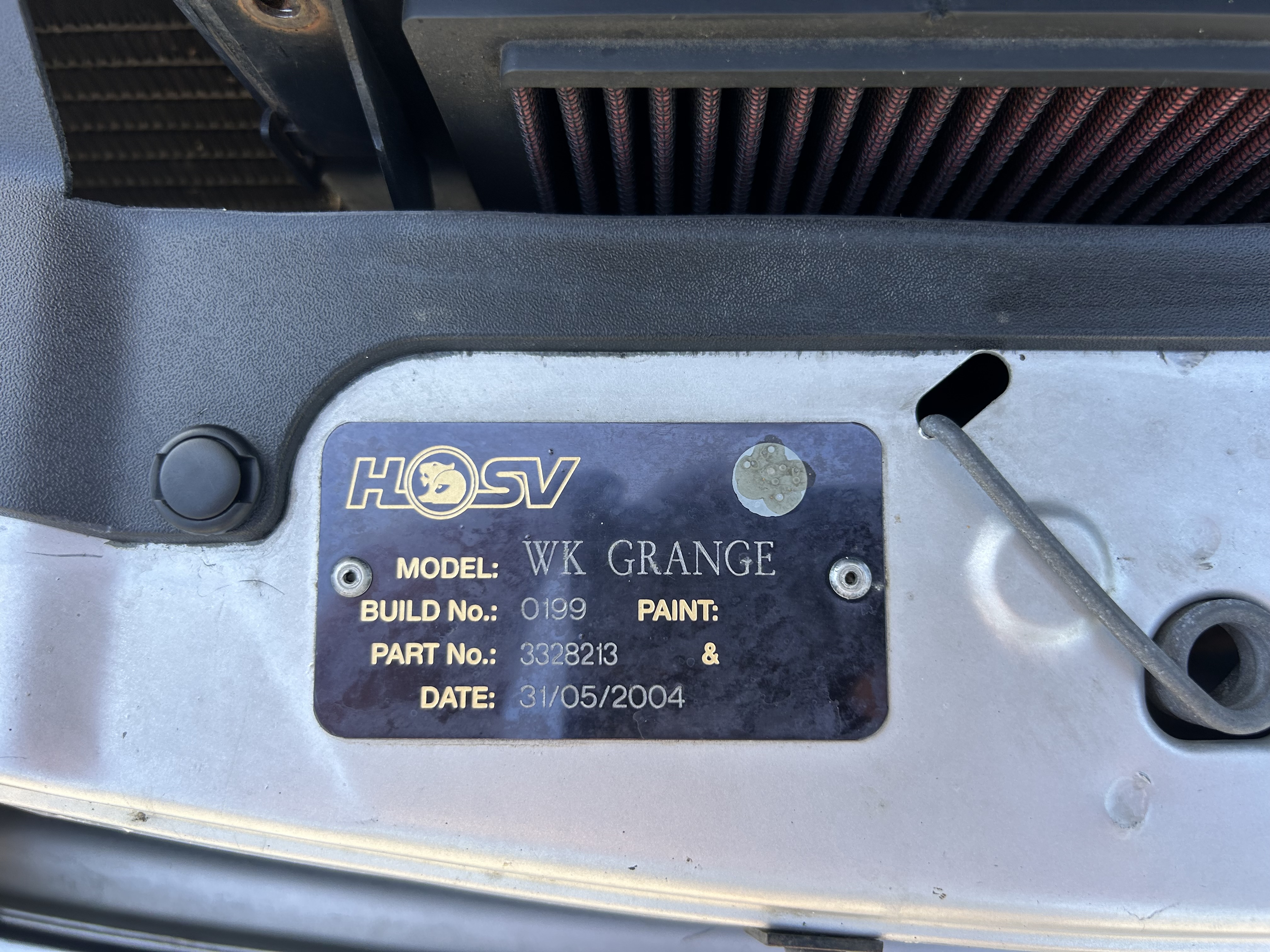 2004 HSV GRANGE WK LS1 4 SP AUTOMATIC 4D SEDAN