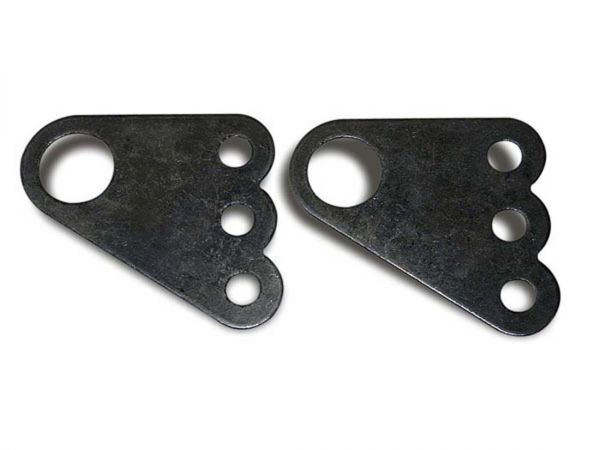 Competition Engineering Brackets, Ladder Bar, Crossmember, Steel, Natural, Pair