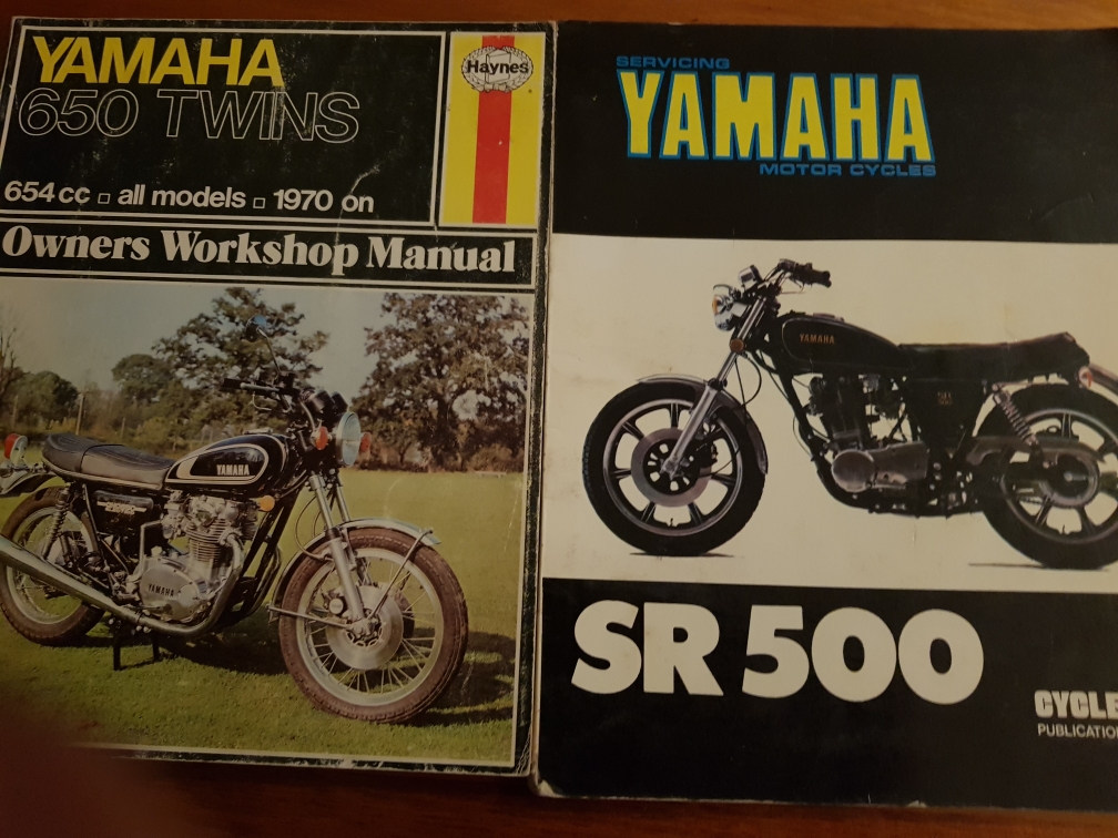 YAMAHA SR500 CYCLESERV SERVICE MANUAL