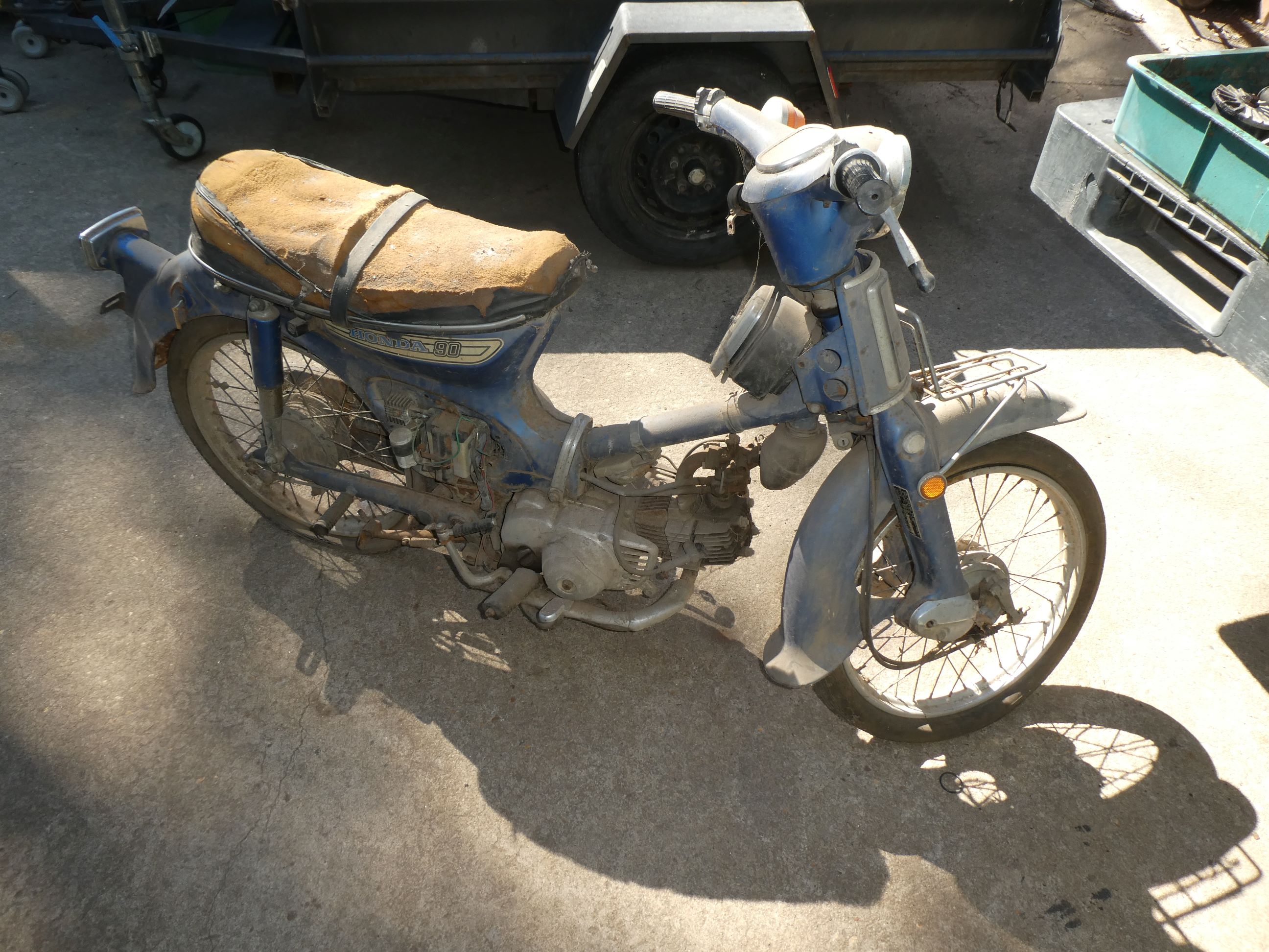 1977 HONDA C90 SCOOTER