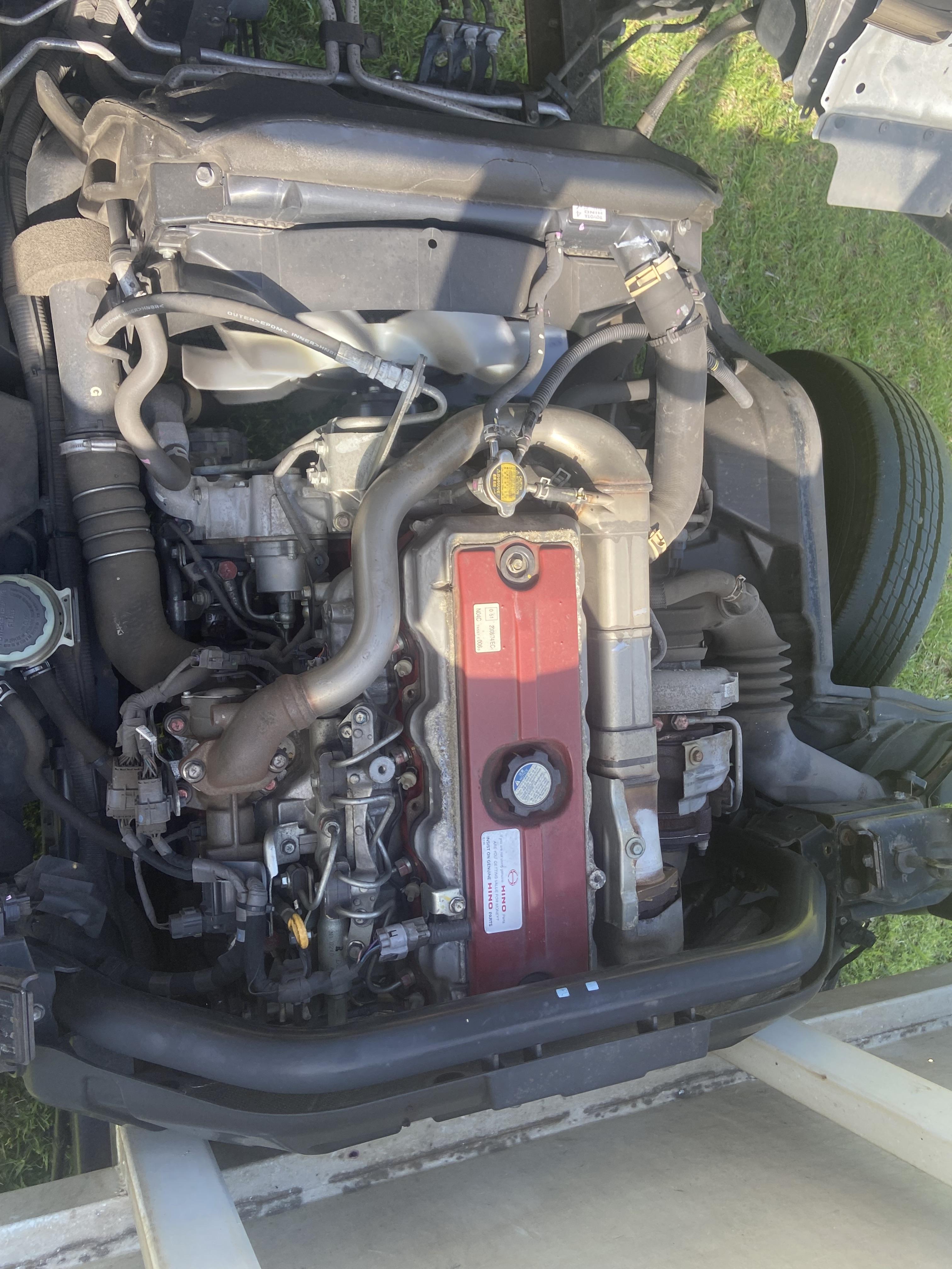 2016 HINO 300 SERIES 717 STEELACE TRAY