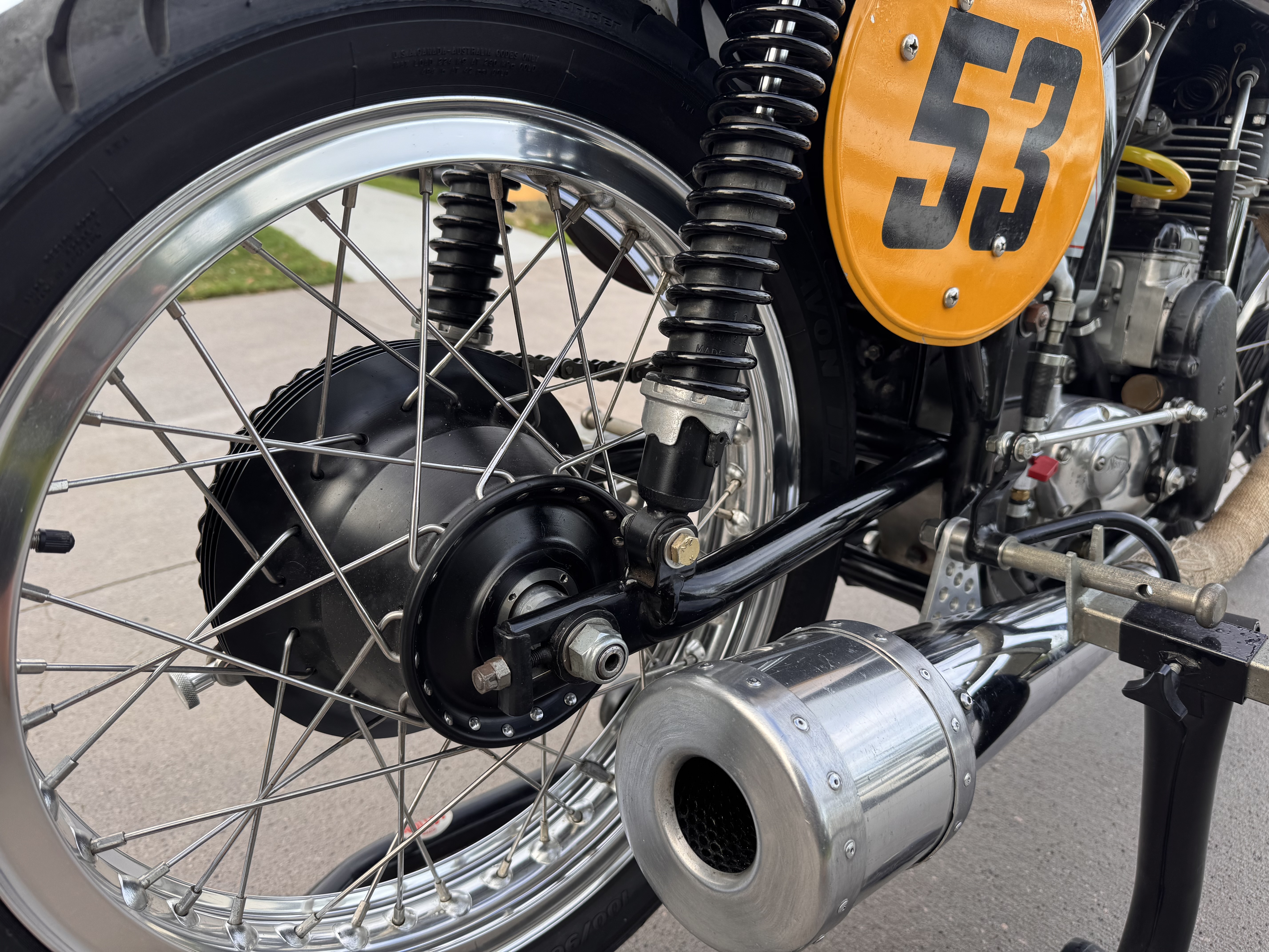 1953 NORTON MANX 30M RACE