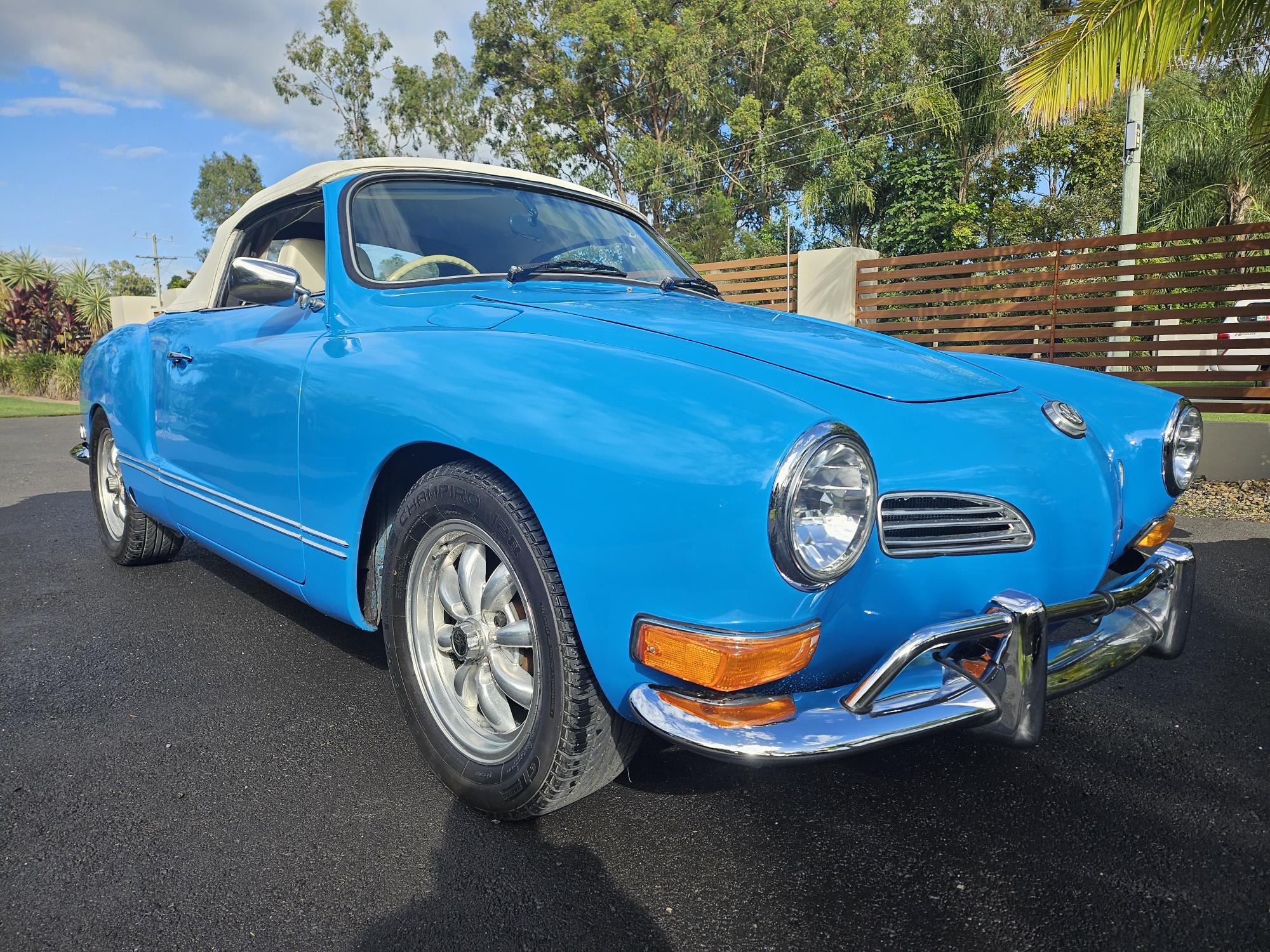 1971 VOLKSWAGEN KARMANN GHIA MANUAL 2D CABRIOLET