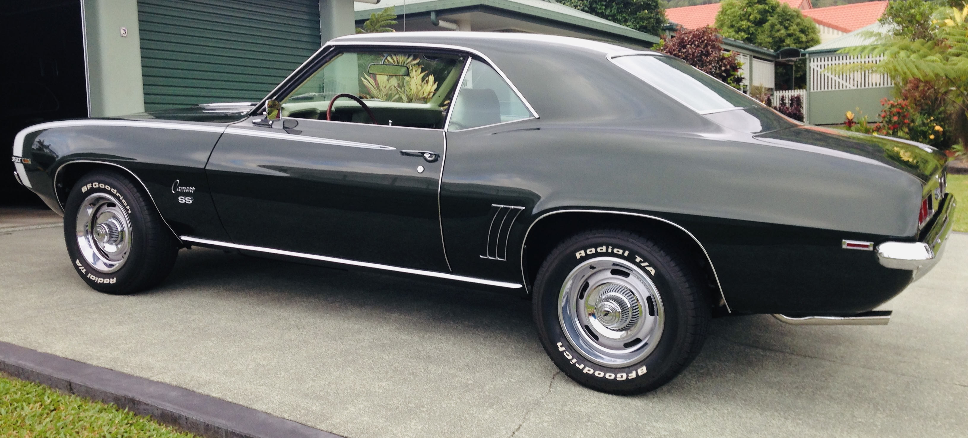 1969 CHEVROLET CAMARO SS 4 SP AUTOMATIC COUPE