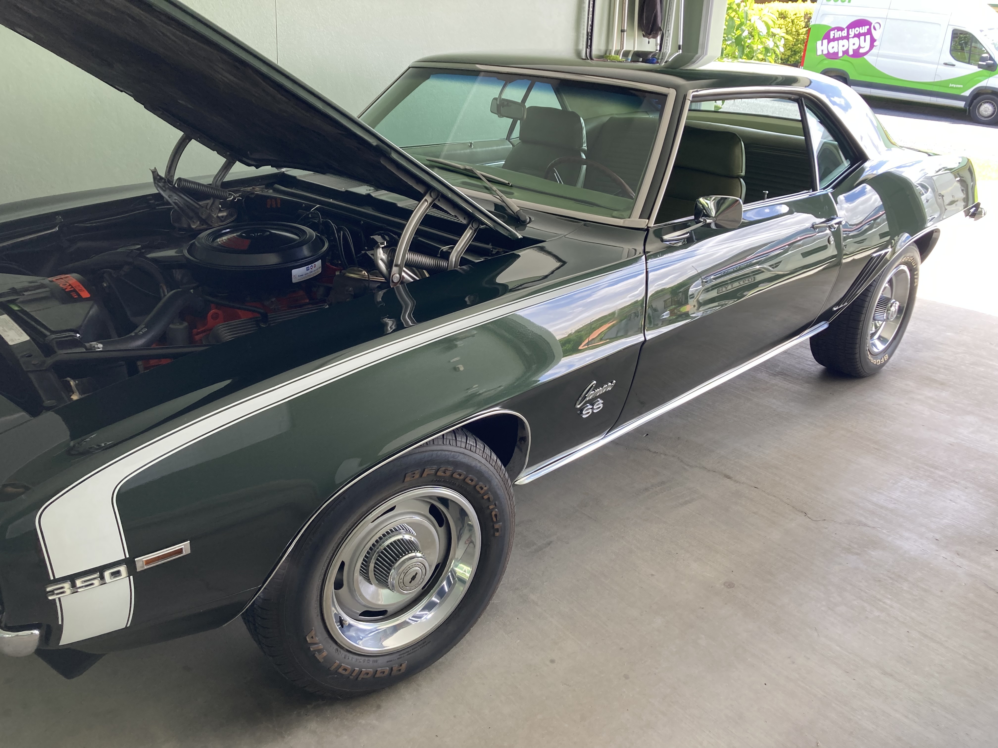 1969 CHEVROLET CAMARO SS 4 SP AUTOMATIC COUPE