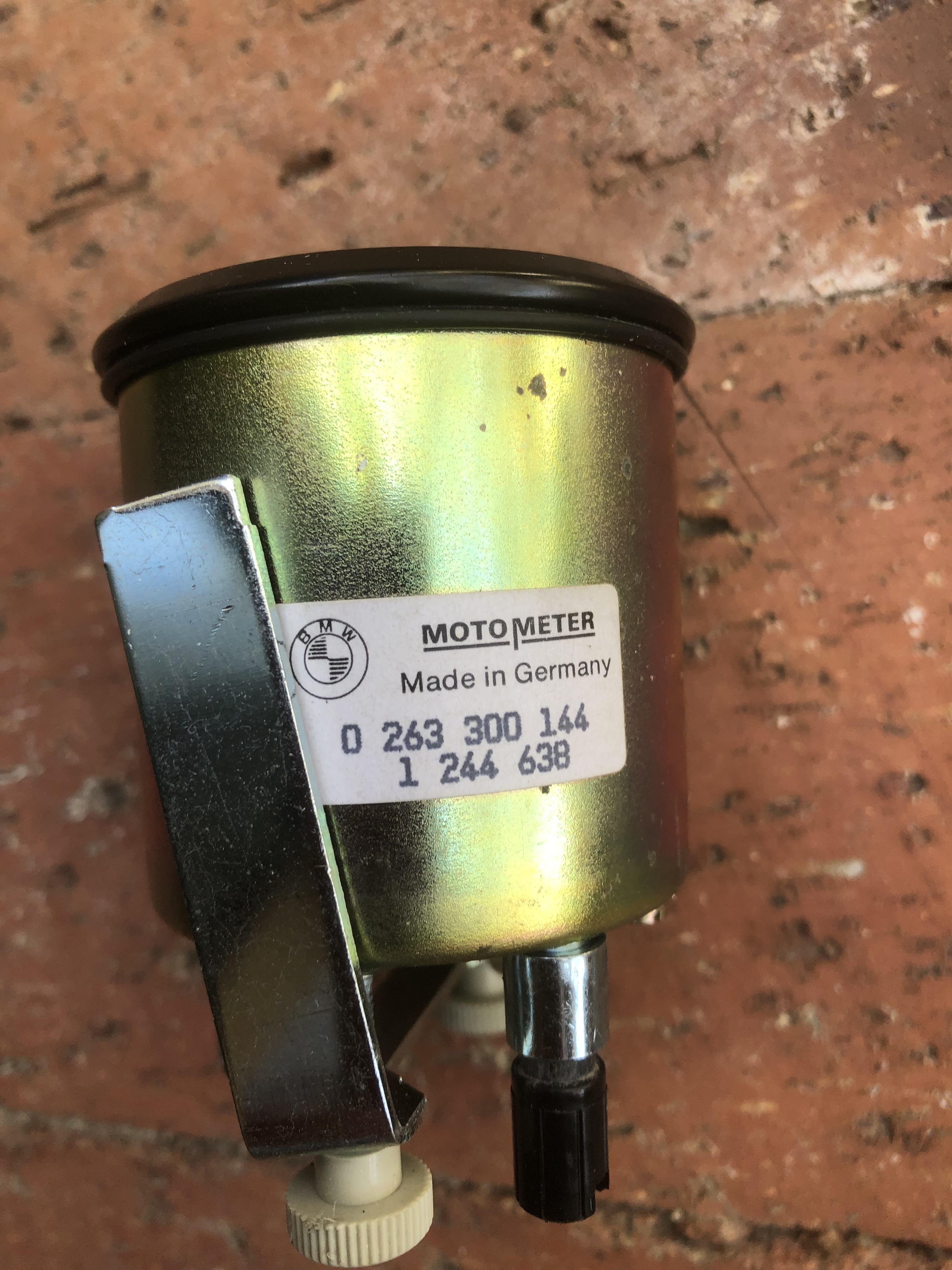 BMW ORIGINAL MOTOMETER QUARTZ CLOCK