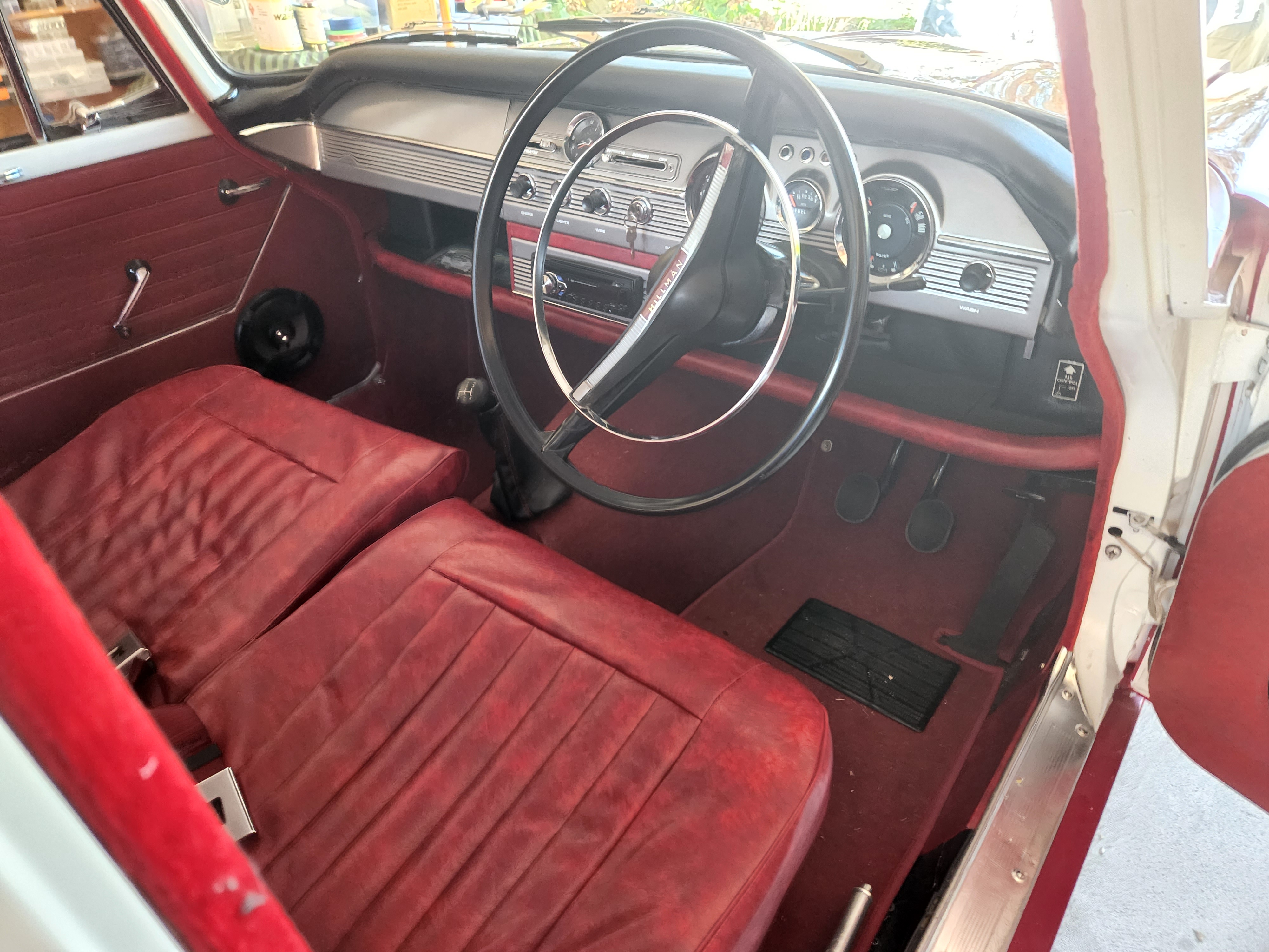 1963 HILLMAN SUPER MINX 4 SPEED MANUAL SEDAN