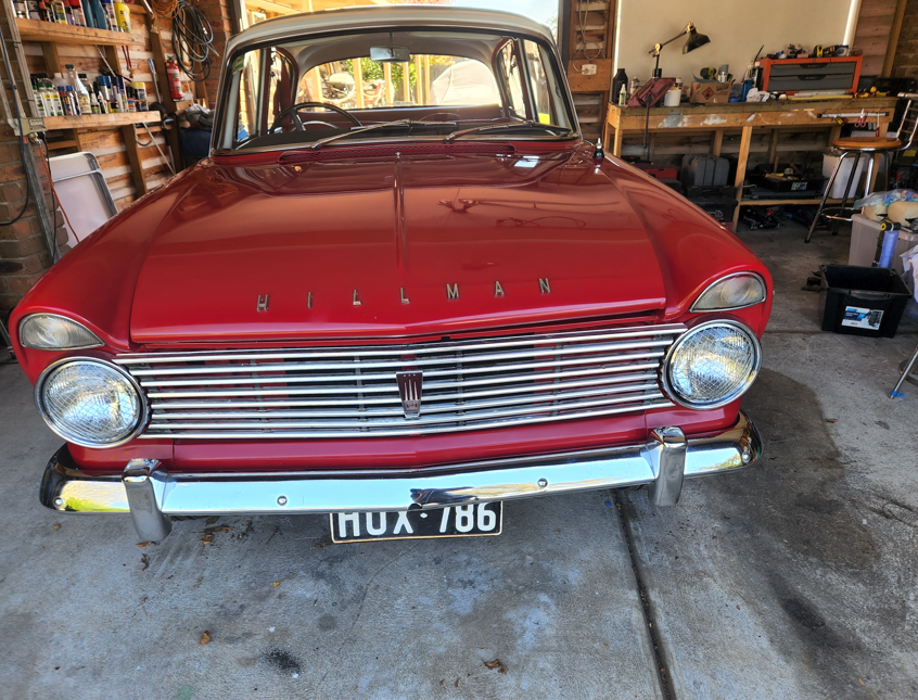 1963 HILLMAN SUPER MINX 4 SPEED MANUAL SEDAN
