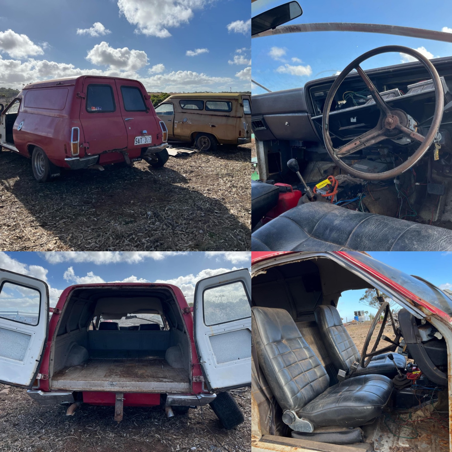 1974 FORD FALCON XB 500 4 SP MANUAL VAN