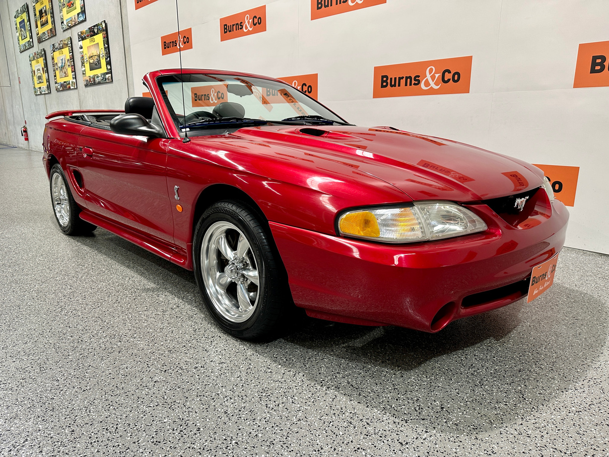 1996 FORD MUSTANG COBRA MANUAL CONVERTIBLE