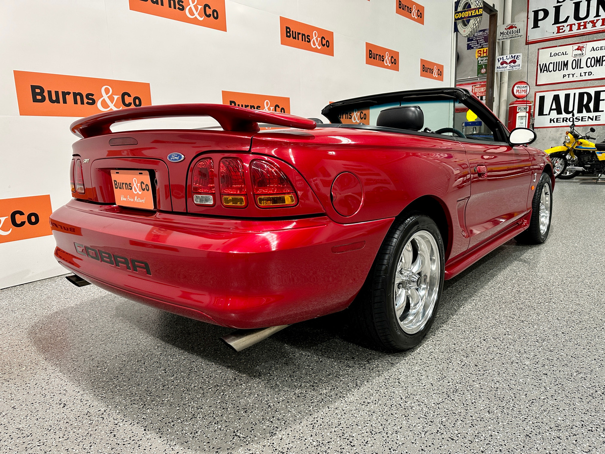 1996 FORD MUSTANG COBRA MANUAL CONVERTIBLE