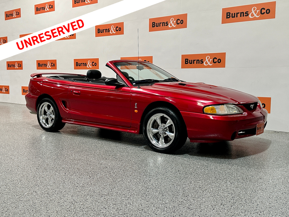 1996 FORD MUSTANG COBRA MANUAL CONVERTIBLE
