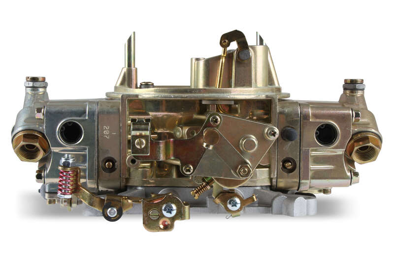 Holley Carburettor, Performance and Race, 600 CFM, 4150 Model, 4 Barrel, Manual, Gasoline, Gold Dichromate, Aluminum, Each