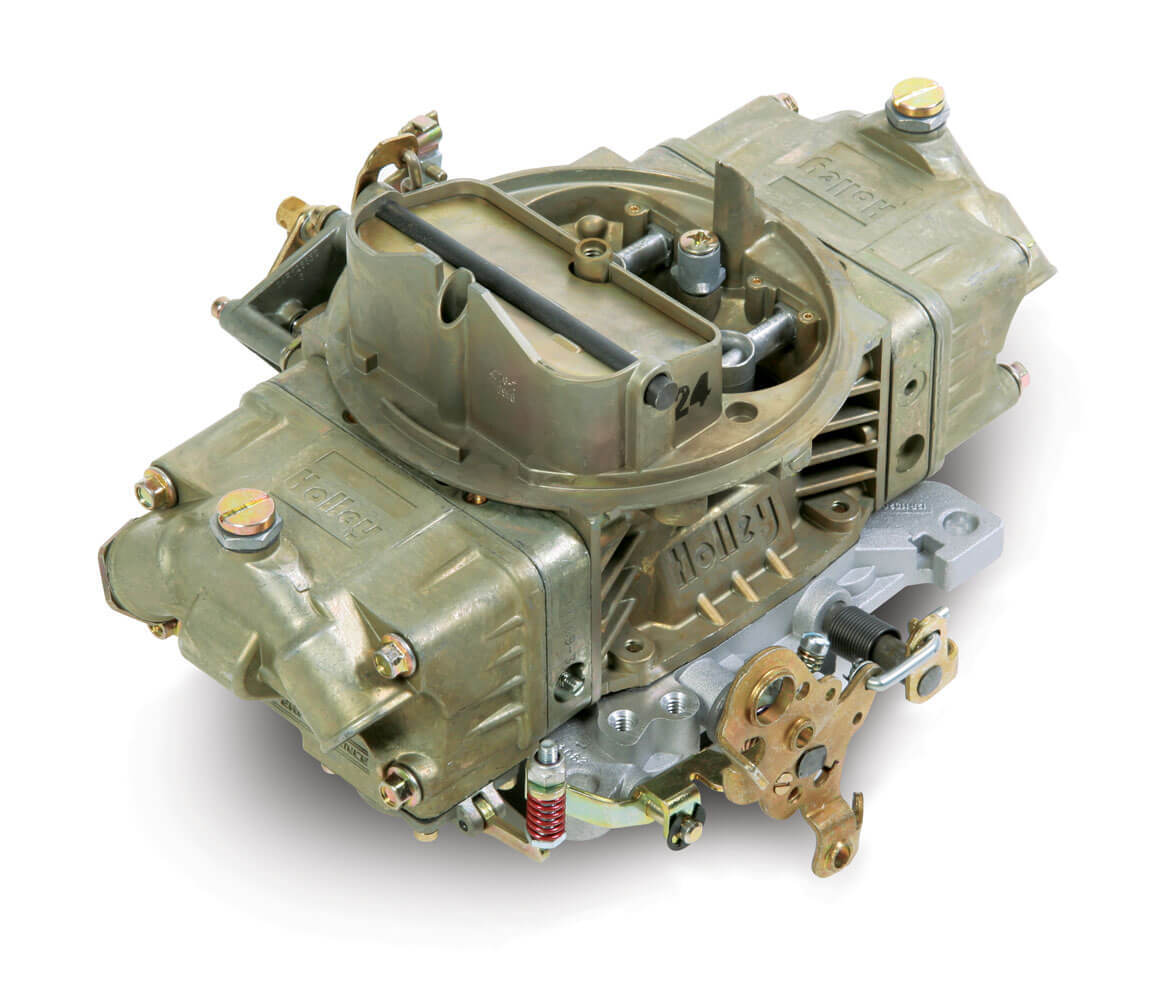 Holley Carburettor, Performance and Race, 600 CFM, 4150 Model, 4 Barrel, Manual, Gasoline, Gold Dichromate, Aluminum, Each