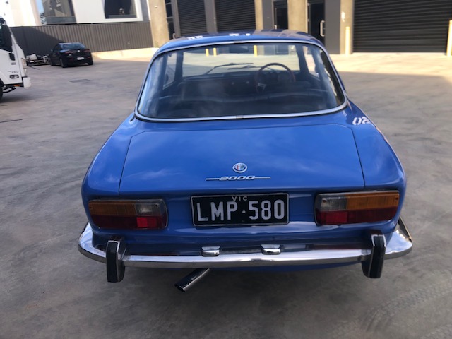 1974 ALFA ROMEO GT VELOCE 2000 5 SP MANUAL 2D COUPE
