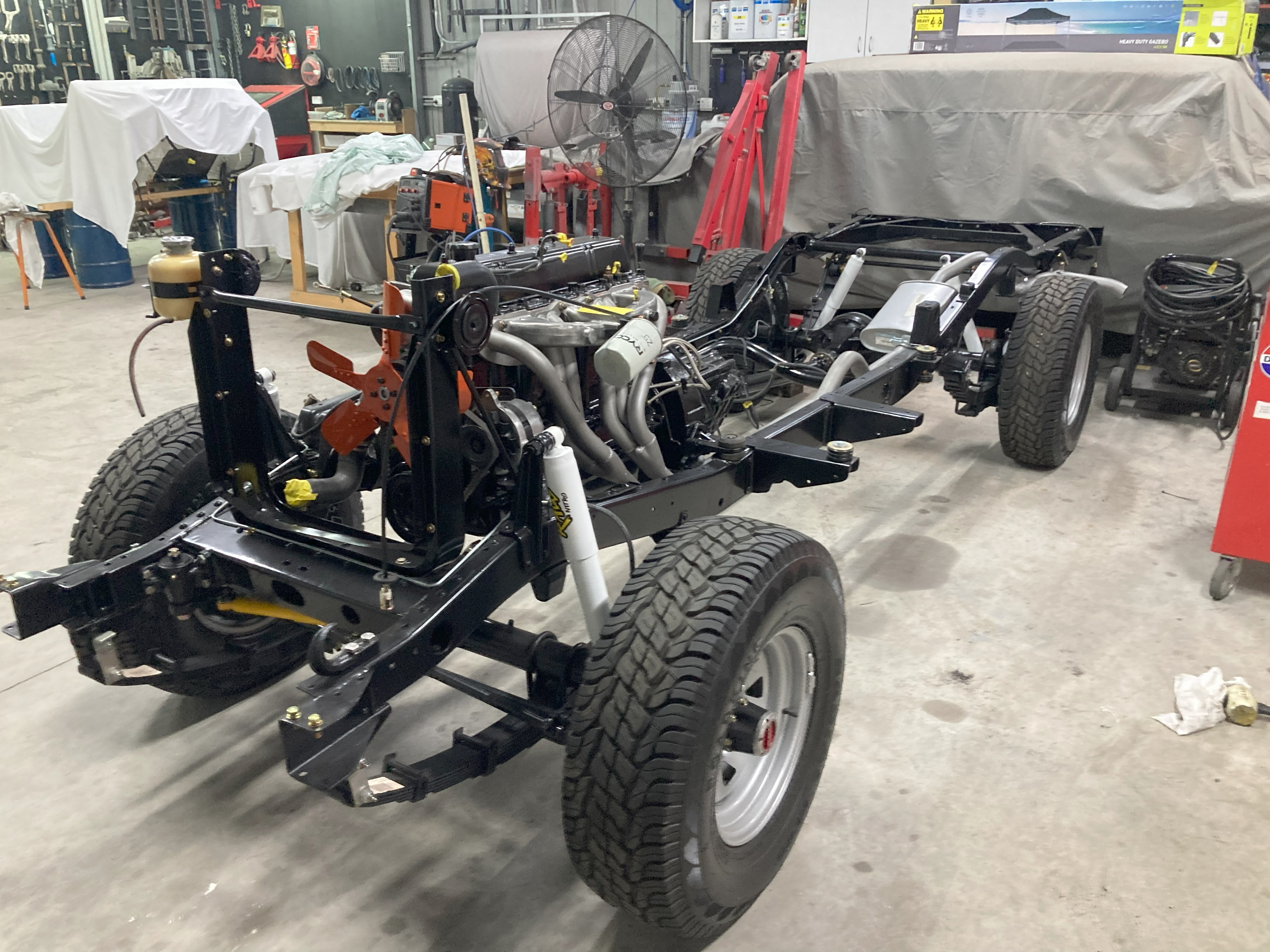 1969 TOYOTA LANDCRUSIER FJ45 3 SPD MANUAL CAB CHASSIS