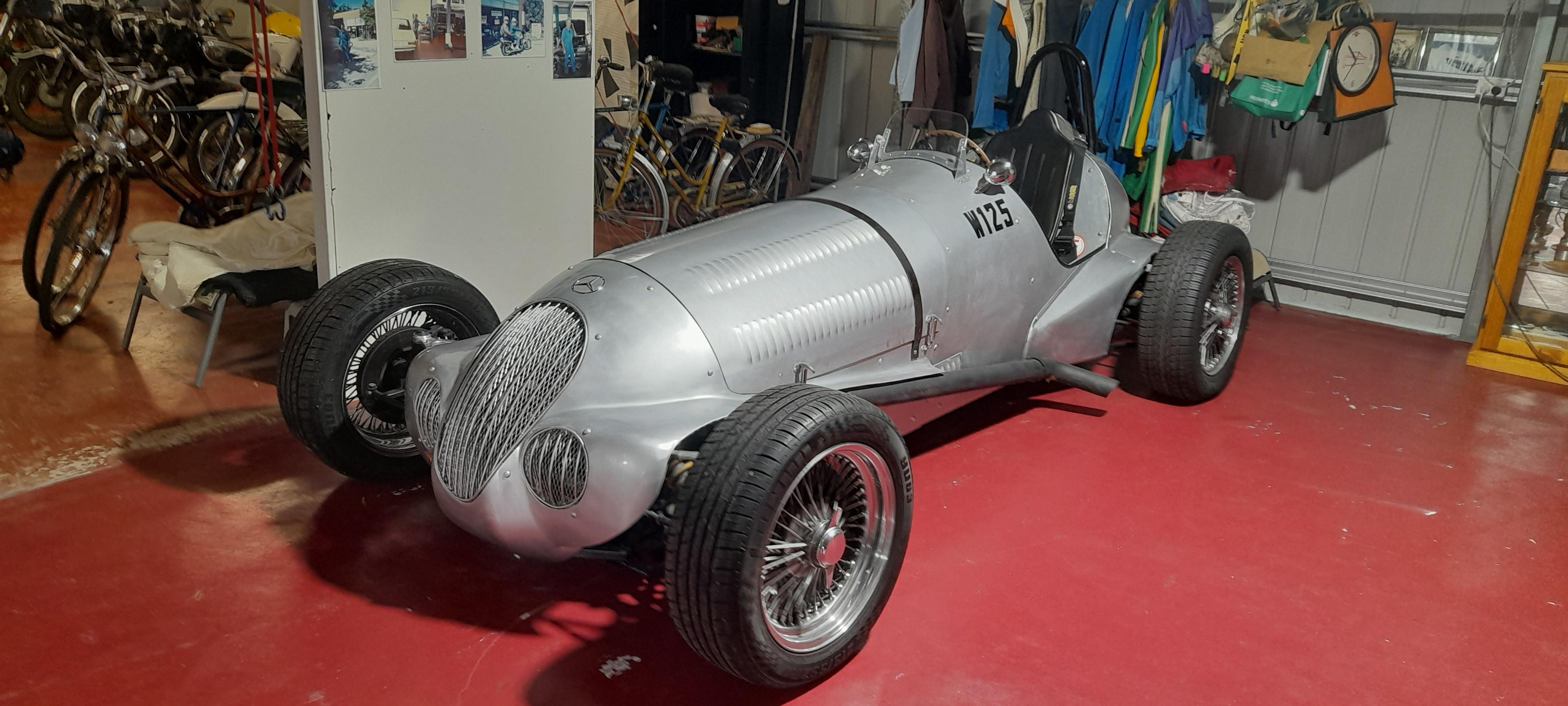 1937 MERCEDES-BENZ W125 5 SPD MANUAL RACE CAR REPLICA