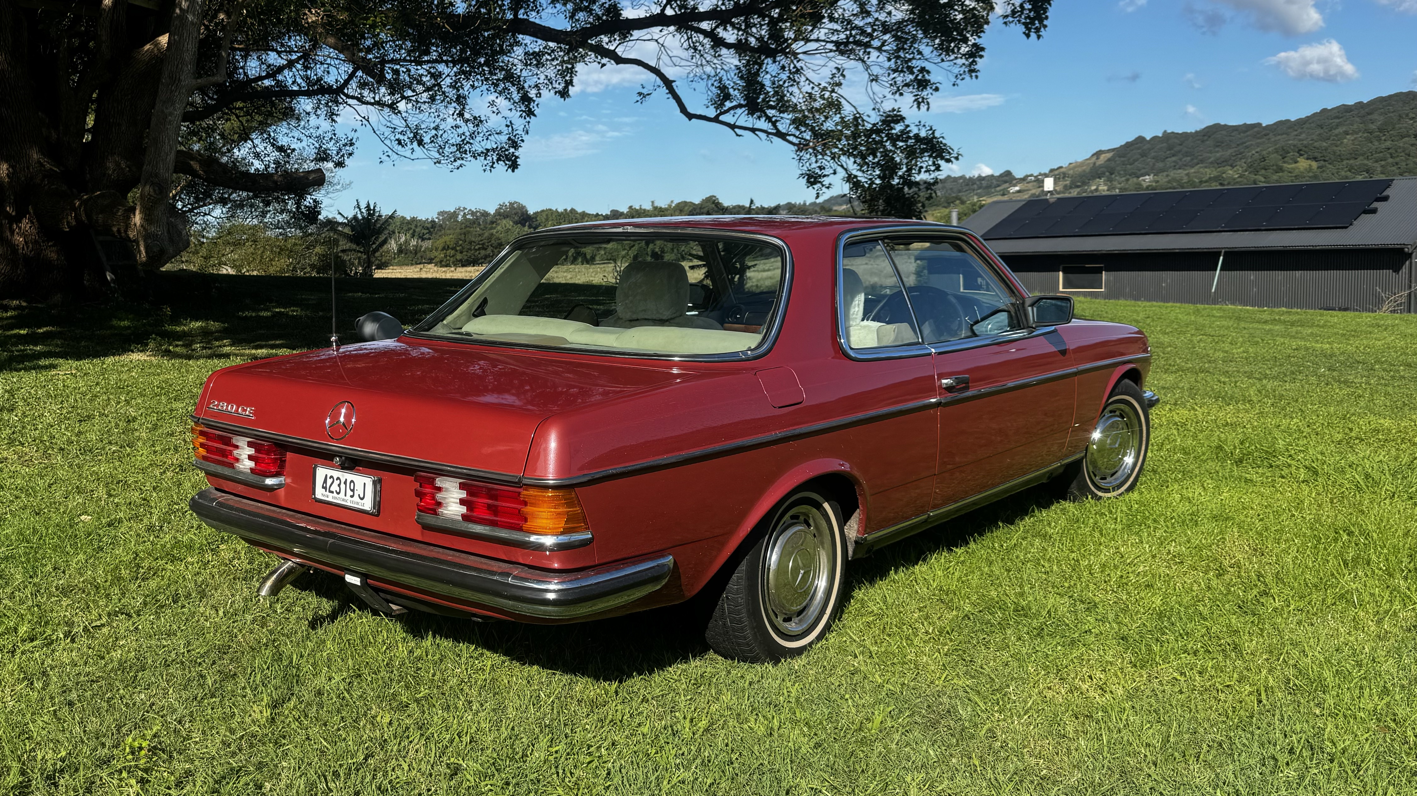 1978 MERCEDES-BENZ 280 W123 CE 4 SP AUTOMATIC 2D COUPE