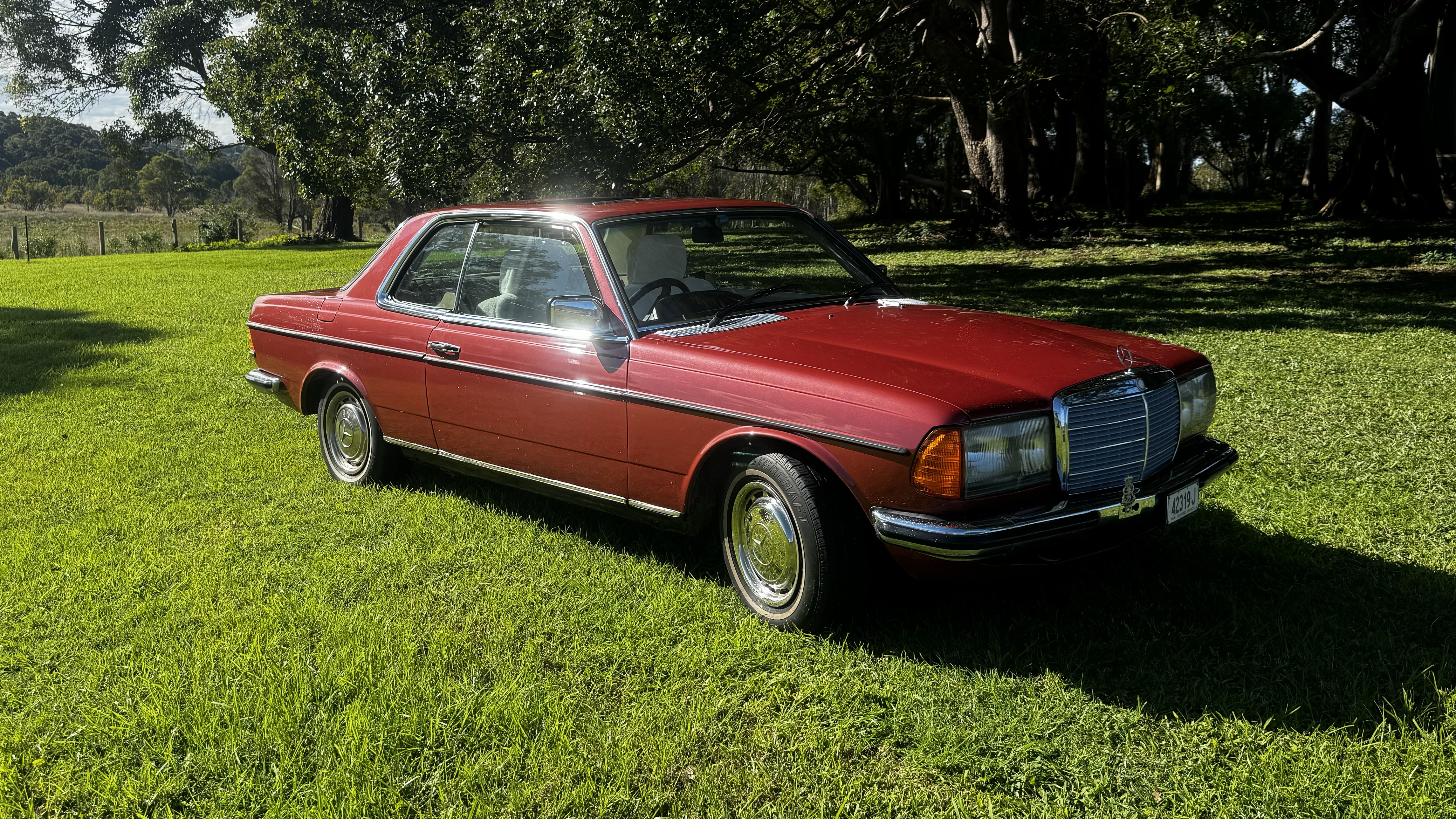 1978 MERCEDES-BENZ 280 W123 CE 4 SP AUTOMATIC 2D COUPE